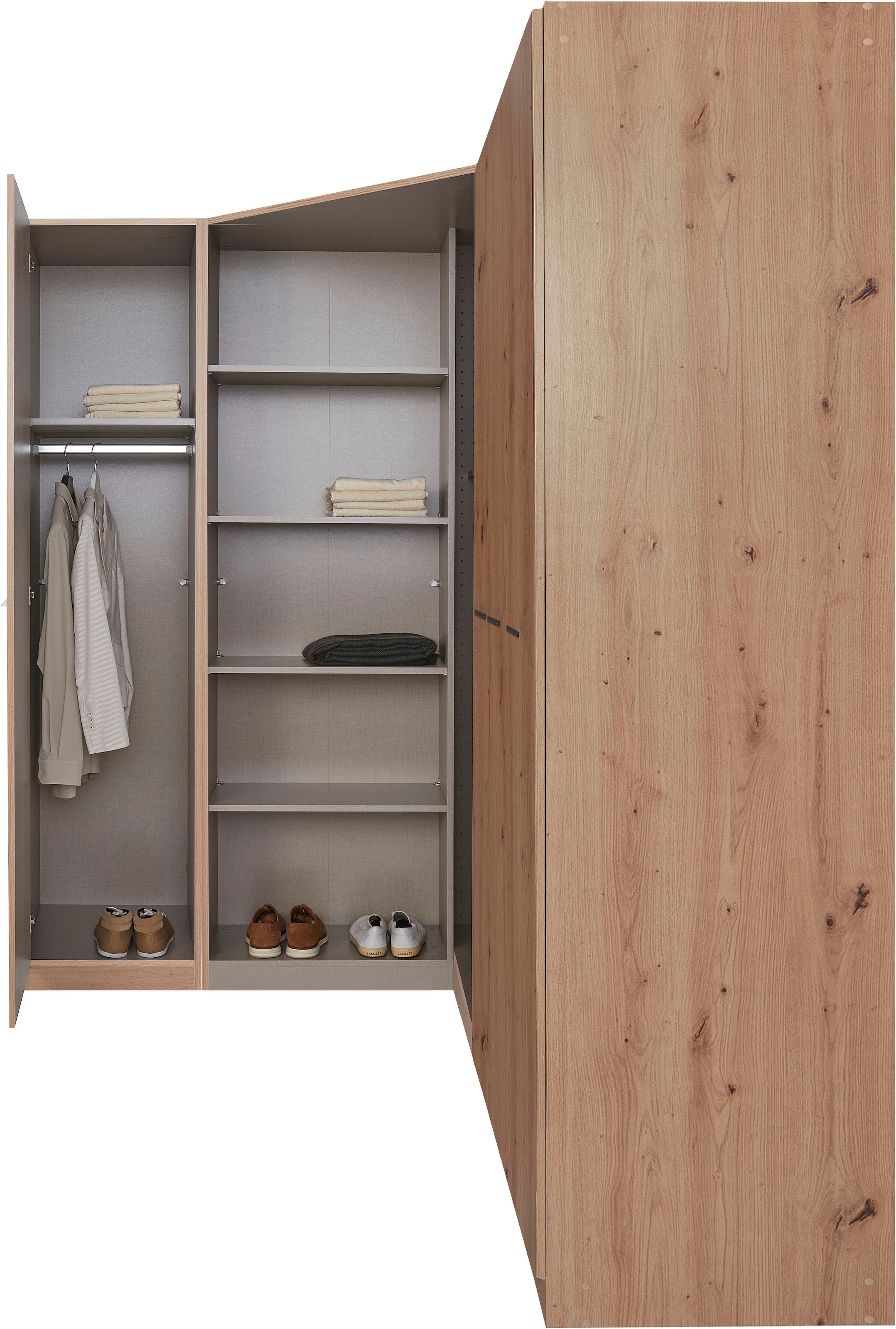 rauch Schrank-Set »Vandor«, Schrankset und inklusive 6 OTTO 3 1 Stoff- Fächern Wäscheboxen mit | Organizer