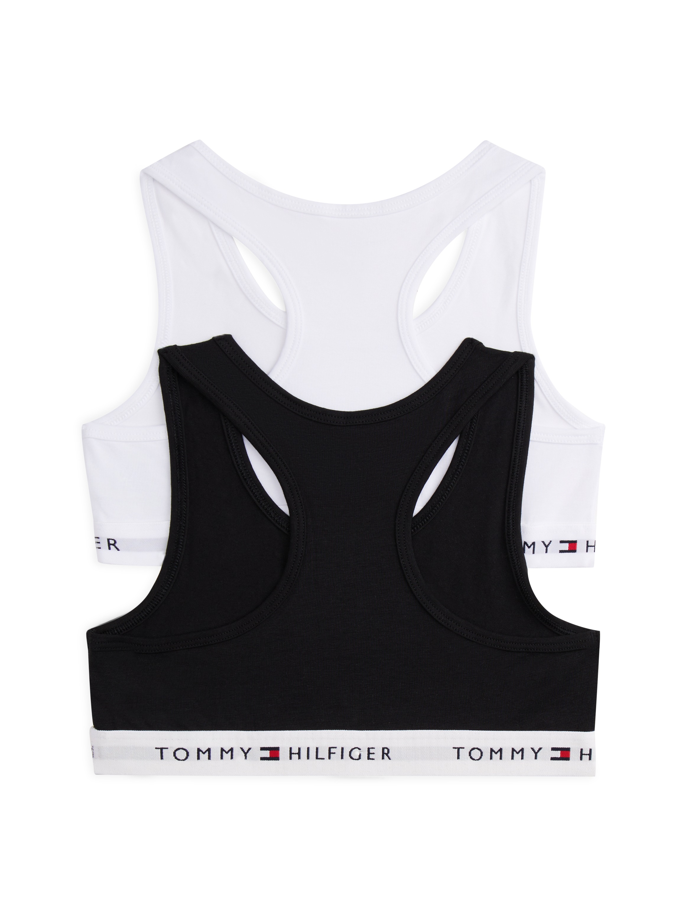 Tommy Hilfiger Underwear Teenie-BH »2 PK BRALETTE mit elastischem Bund im 2er-Pack« Packung, 2er,  unifarben, casual, körpernah, Baumwollmix