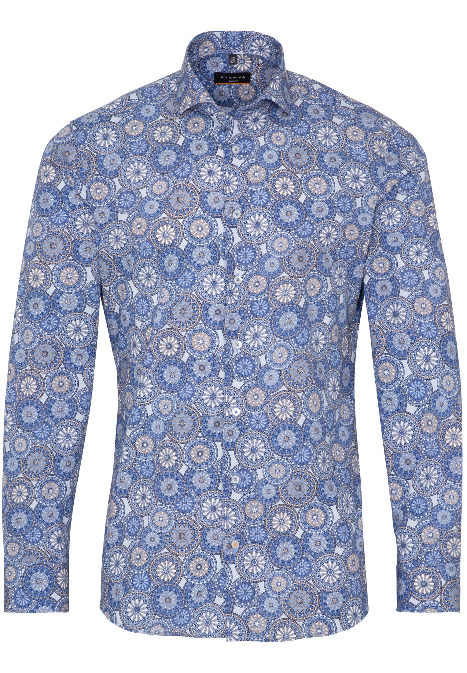 Eterna Langarmhemd »SLIM FIT«, EASY IRON (bügelleicht)