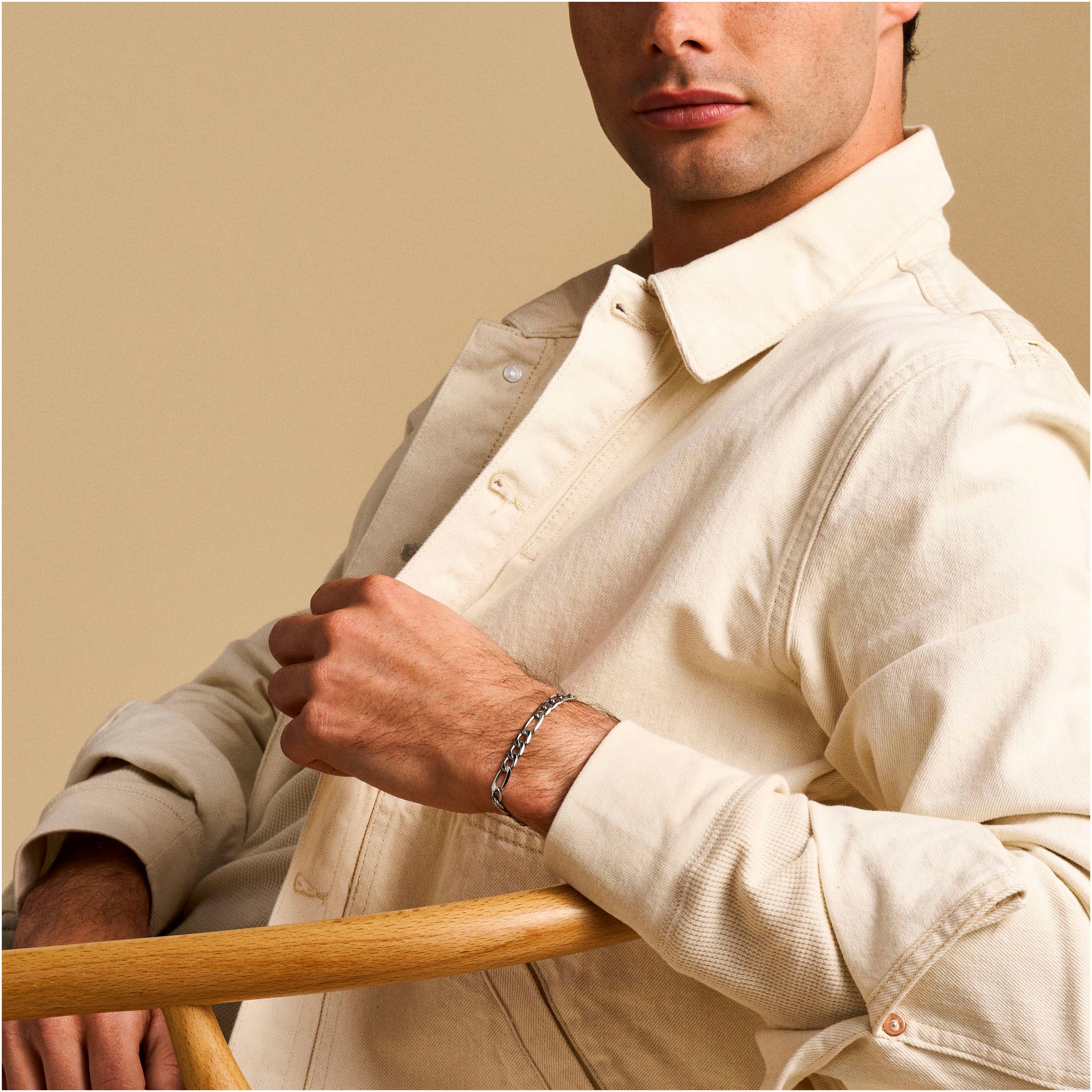 Fossil Armband »Schmuck Geschenk Edelstahl ALL STACKED UP, JF04723040«