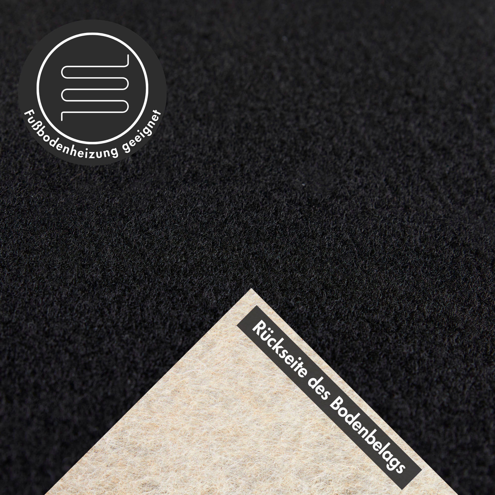 Andiamo Teppichboden »Sina, Velours, Gesamthöhe 6 mm, Made in Belgium« rechteckig Uni Farben, Breite 400 cm, strapazierfähig, pflegeleicht, Wohnzimmer