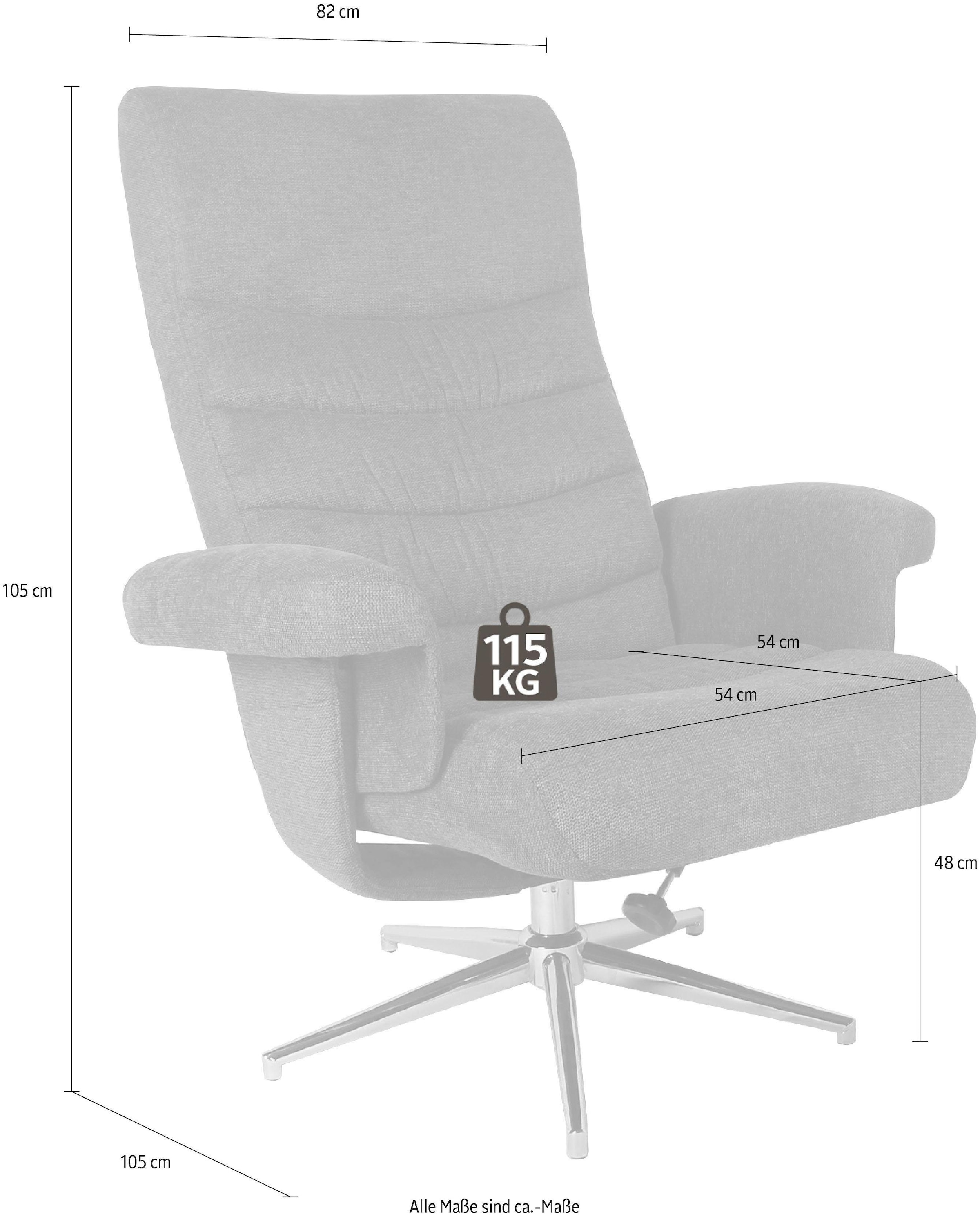 Grad TV-Sessel drehbar Relaxfunktion, 360 mit Online Hocker »Markham«, Shop Duo OTTO Collection und