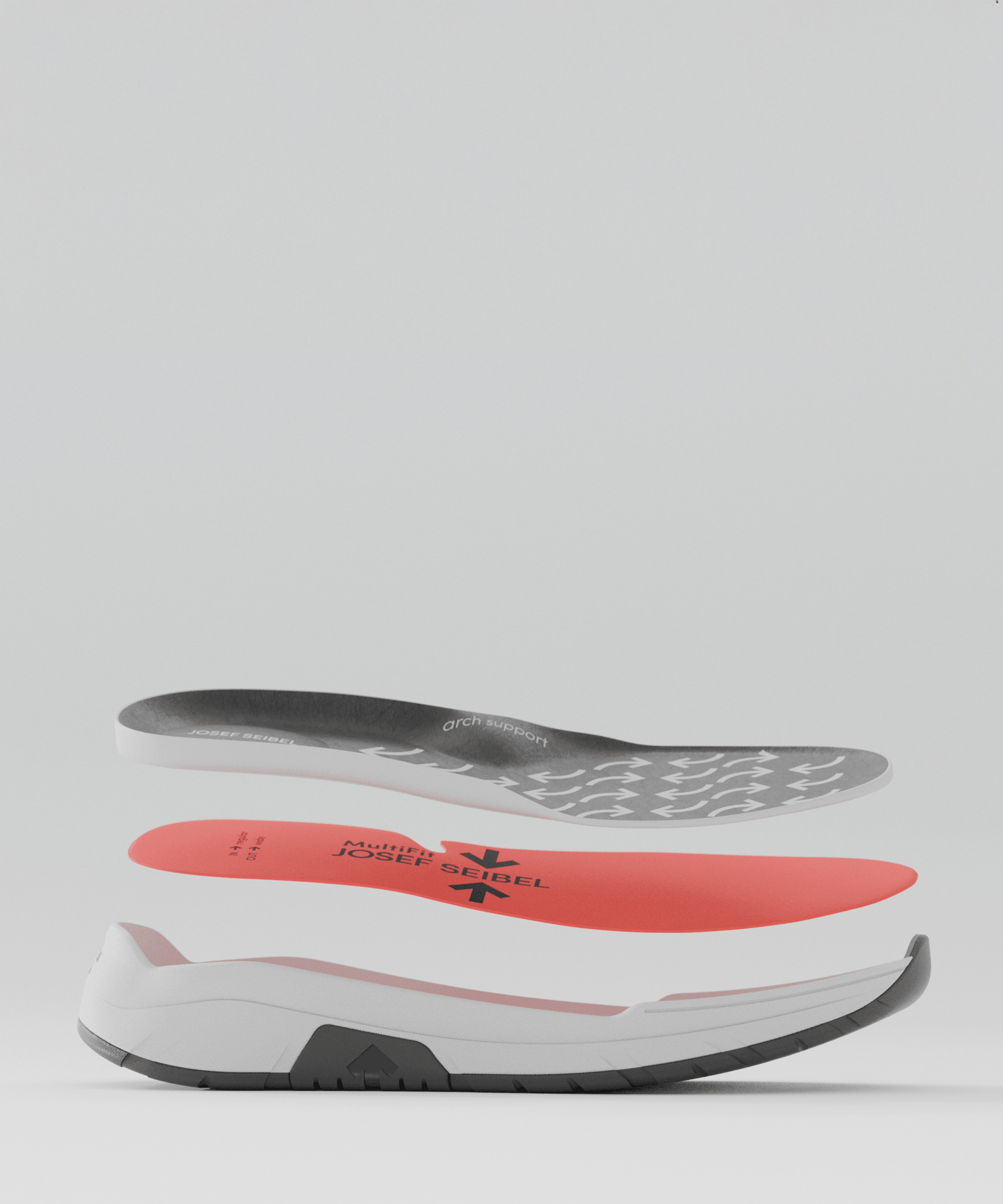 Josef Seibel Sneaker »Mitchell 15, weiss-grau«