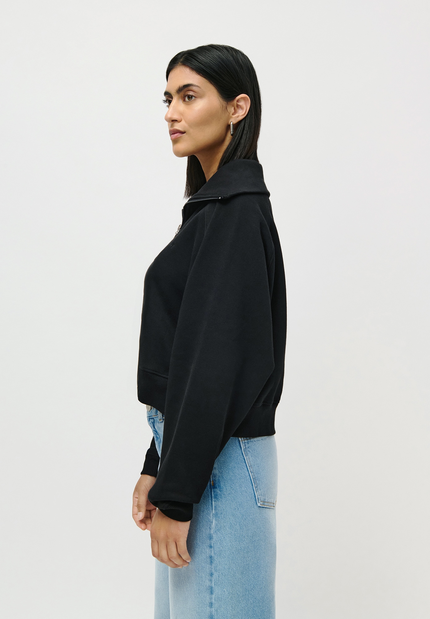 LeGer Sweatshirt »Meret, LeGer by Lena Gercke«, cropped, mit Stehkragen