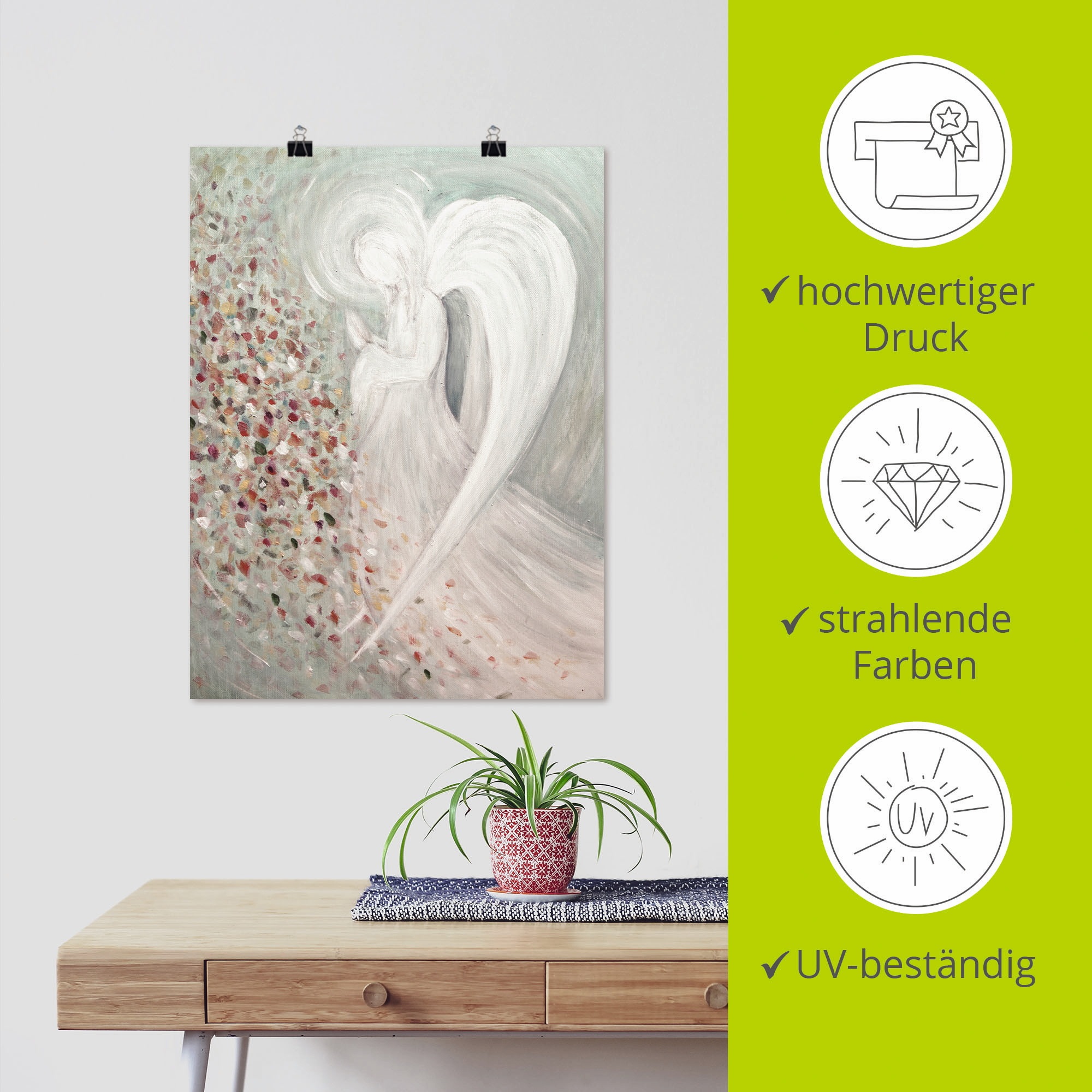 Artland Wandbild »Engelbild I«, Religion, (1 St.), als Leinwandbild, Poster, Wandaufkleber in verschied. Größen