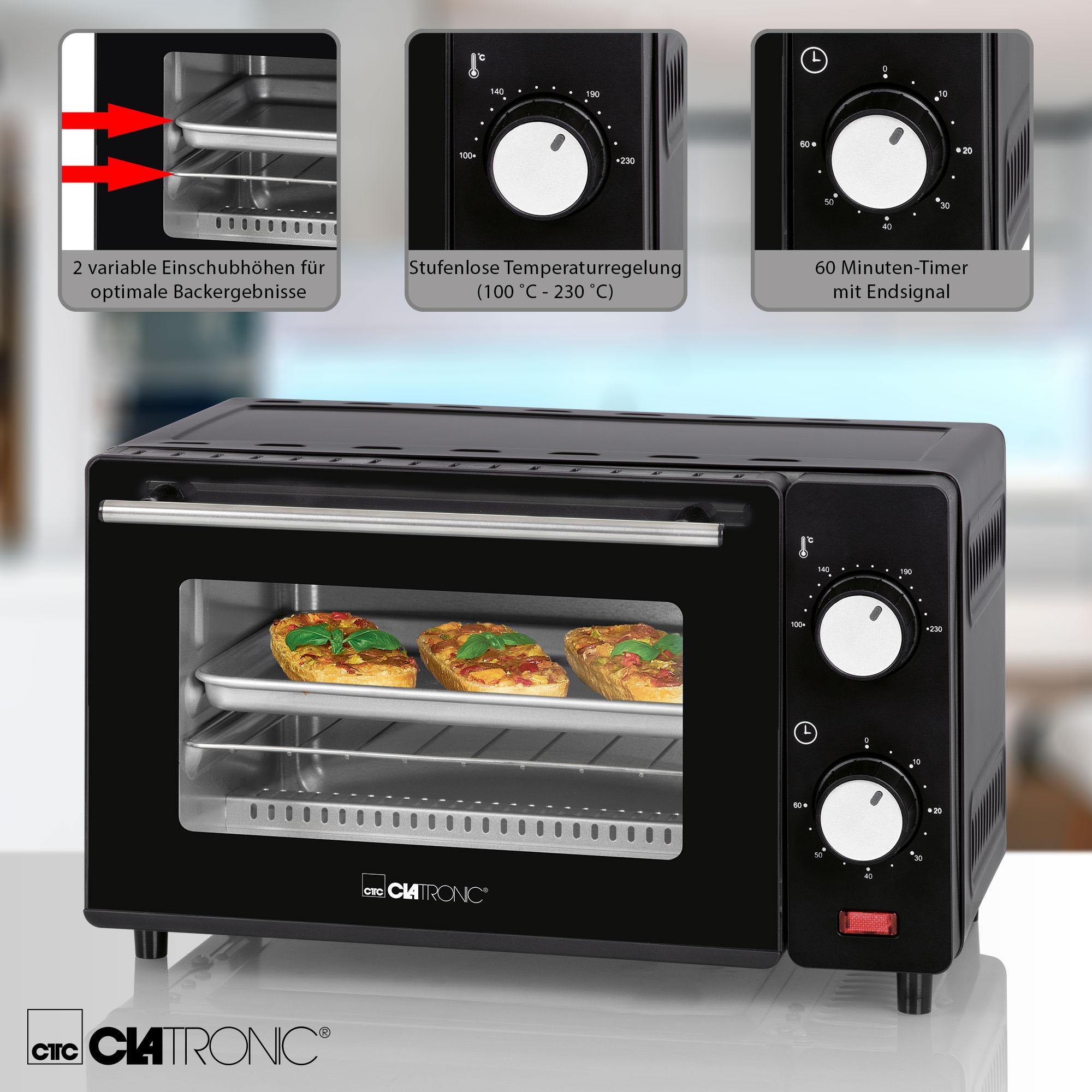 CLATRONIC Minibackofen »MB 3746«