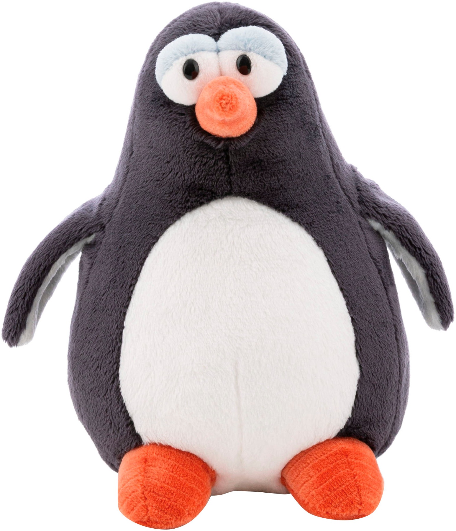Nici Kuscheltier »Winter, Pinguin Jorge Thunder, 30 cm sitzend«, enthält recyceltes Material