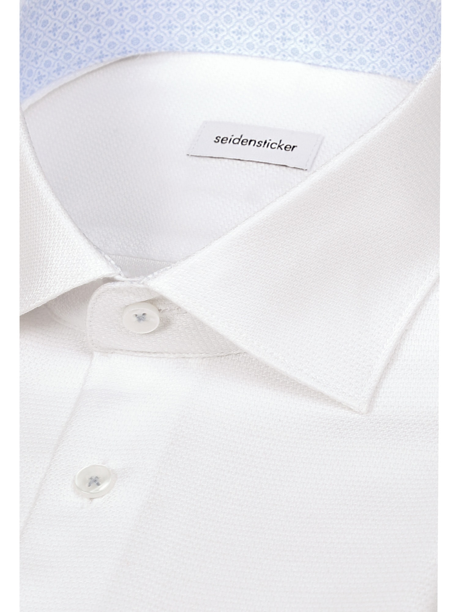 seidensticker Businesshemd »Schwarze Rose« Slim 1/1 Extra lang Kentkragen Struktur