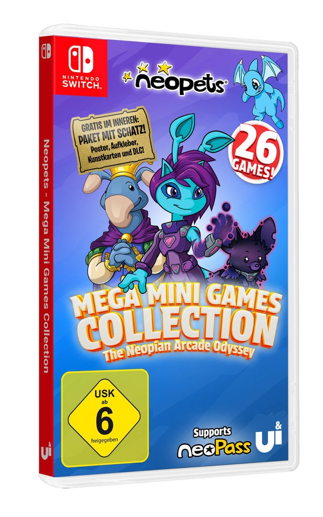 U&I Entertainment Spielesoftware »Neopets - Mega Mini Games Collection D1 Edition« Nintendo Switch