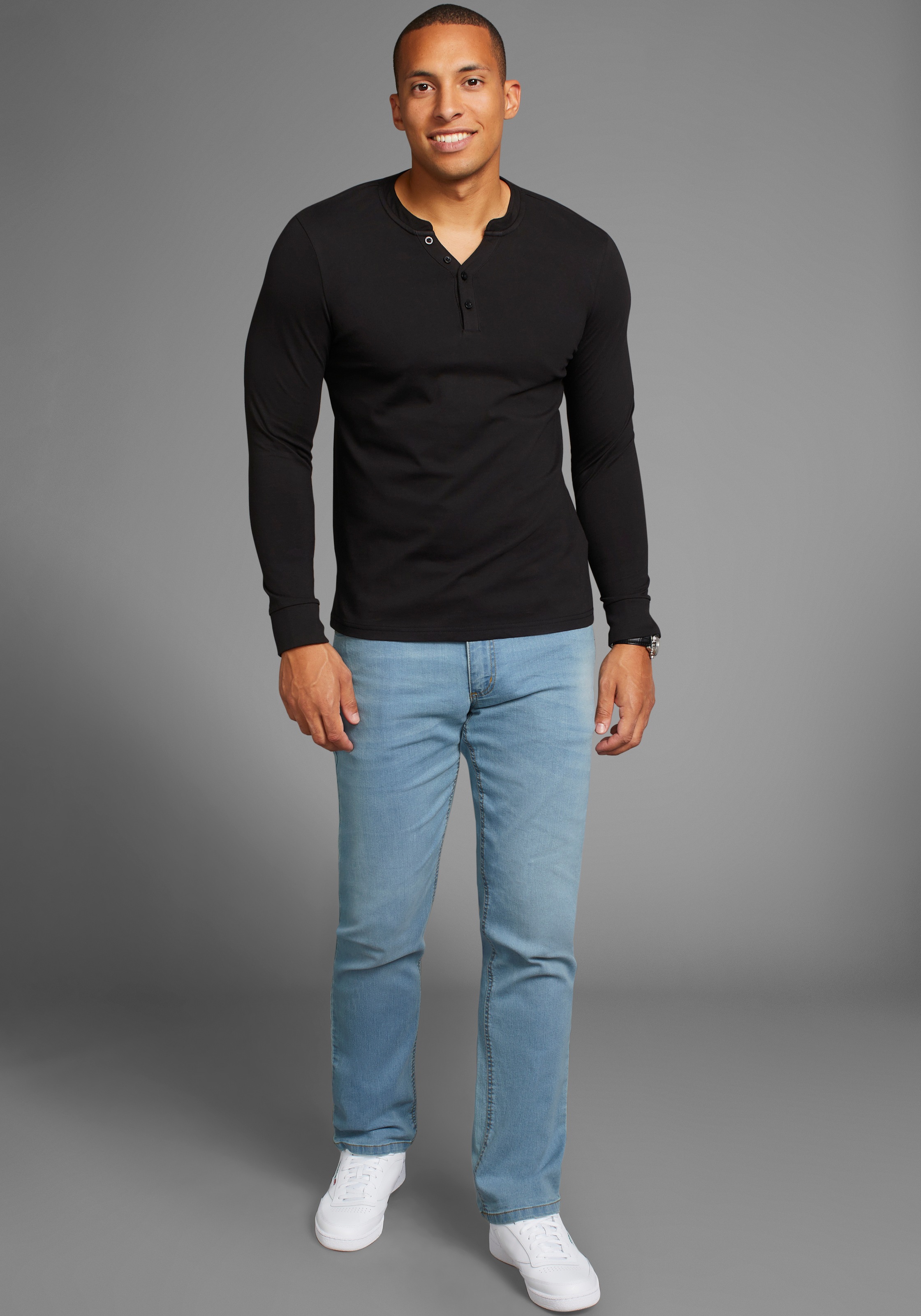 Arizona Dehnbund-Jeans »Paul«, elastischer Dehnbund, Comfort-Fit, gerader Beinschnitt