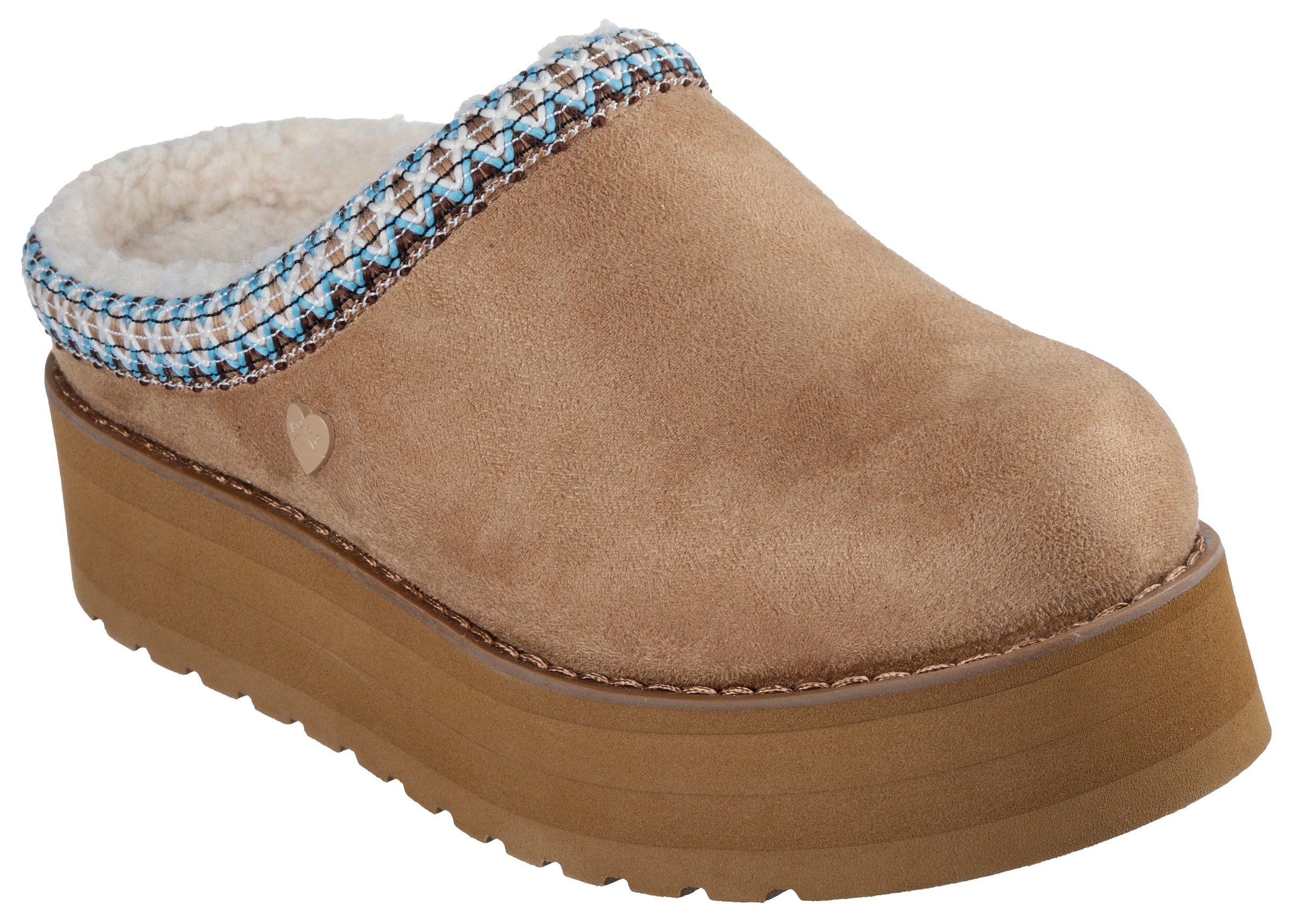 Skechers Damen Hausschuh »KEEPSAKES HI-RISE-JUST IN« Plateauschuh, Pantoffel mit Warmfutter, Größe 39