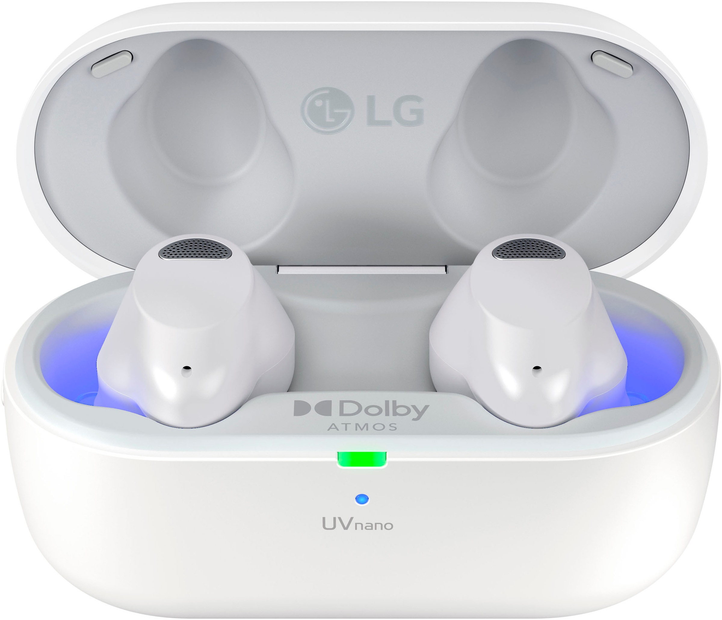 LG wireless In-Ear-Kopfhörer »TONE Free T90S«, Bluetooth-aptX Bluetooth, Active Noise Cancelling (ANC)-LED Ladestandsanzeige-UV-Reinigung-kompatibel mit Siri