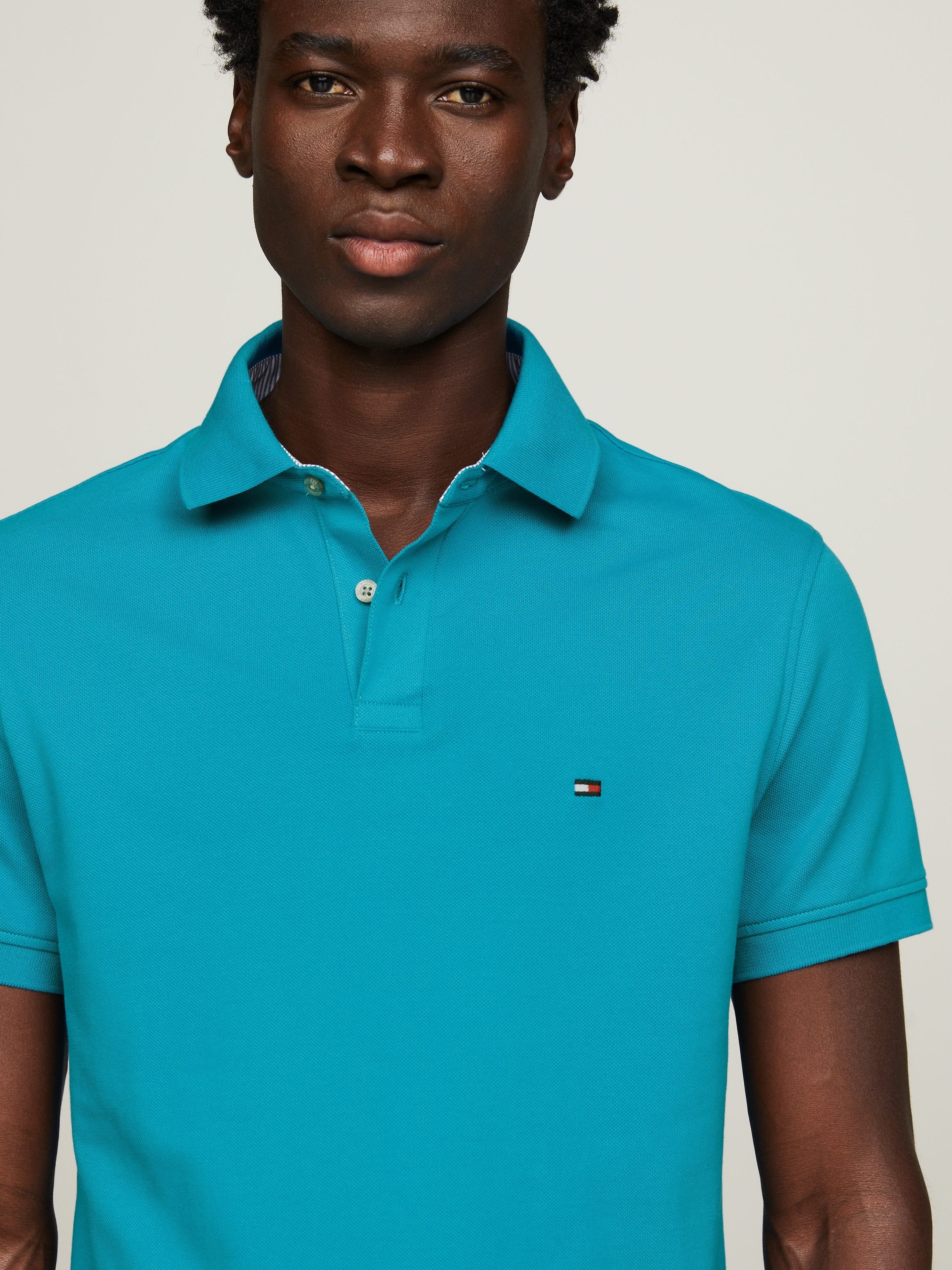 Tommy Hilfiger Poloshirt »1985 REGULAR POLO«, mit Tommy Hilfiger Kontraststreifen innen am Kragen