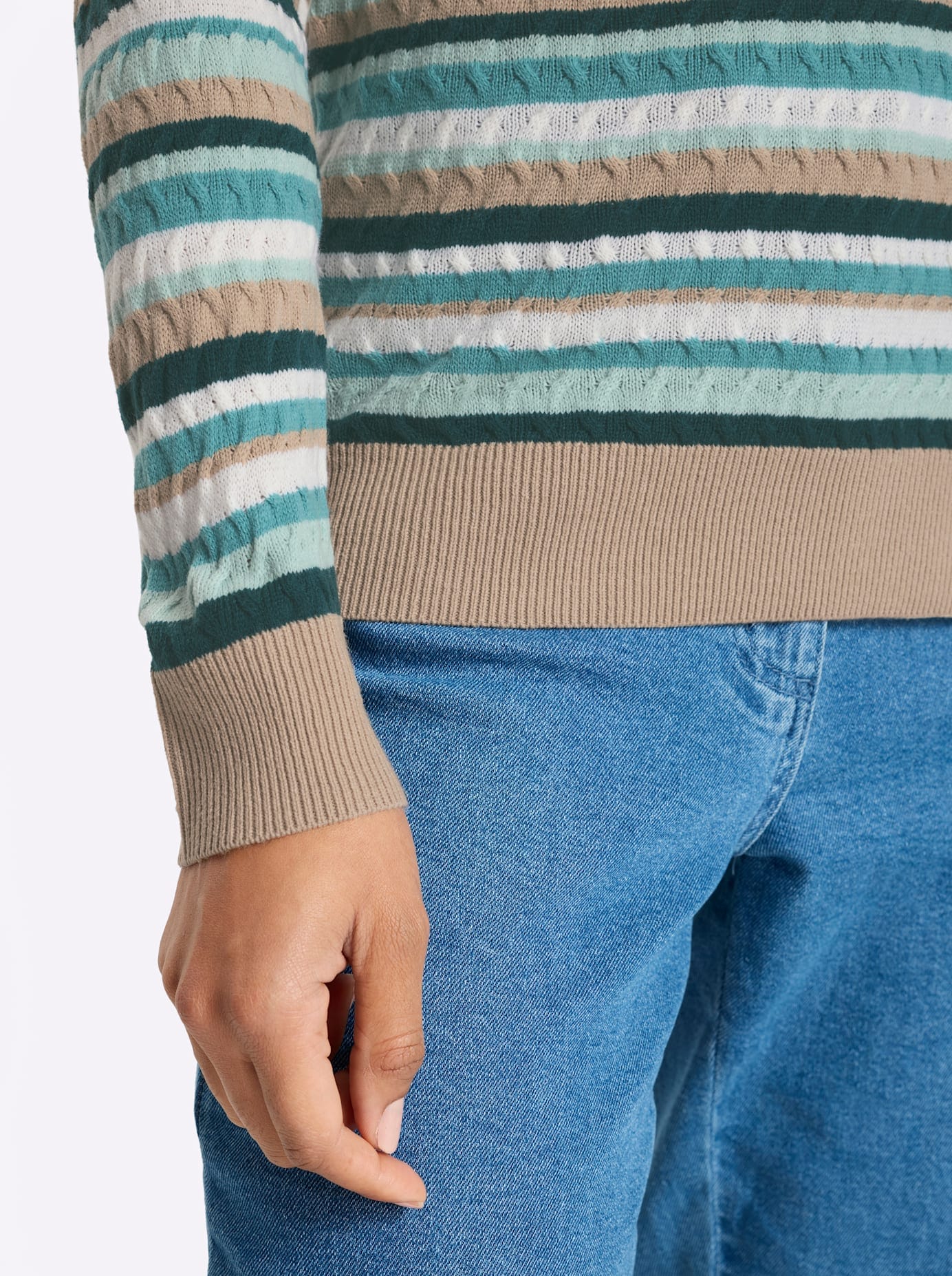 Classic Basics Rundhalspullover »Langarm-Pullover«