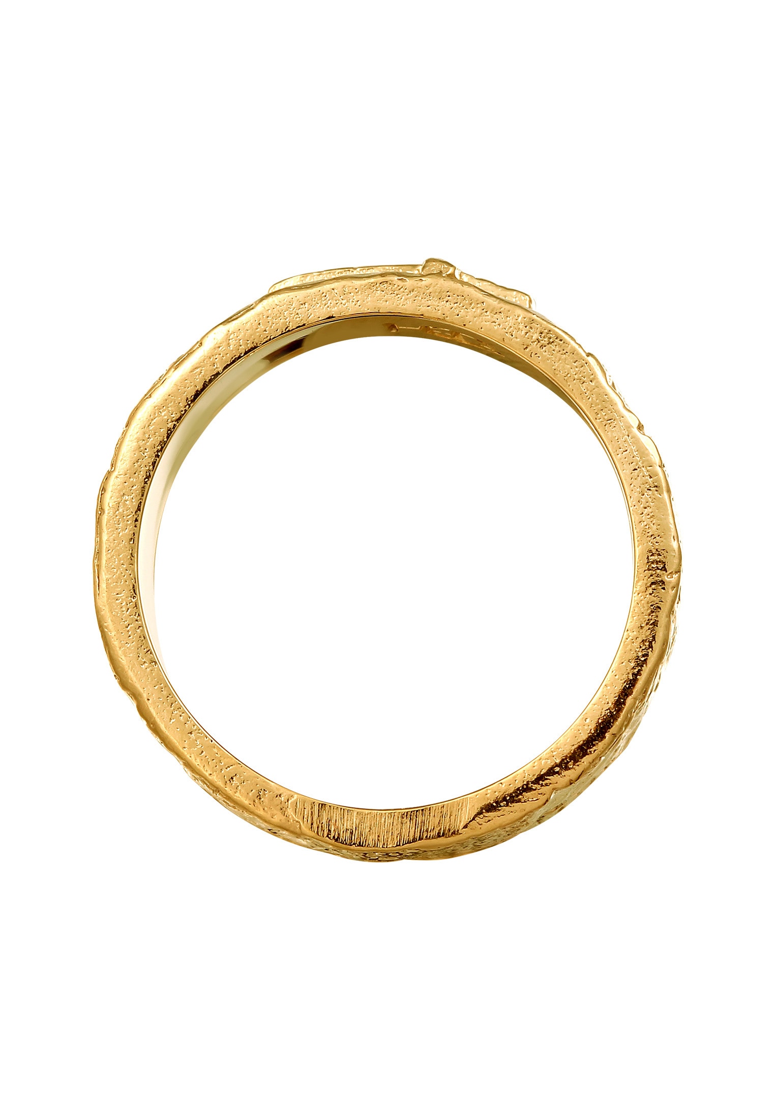 HAZE & GLORY Silberring »Ring Bandring Kreuz 925 Silber«