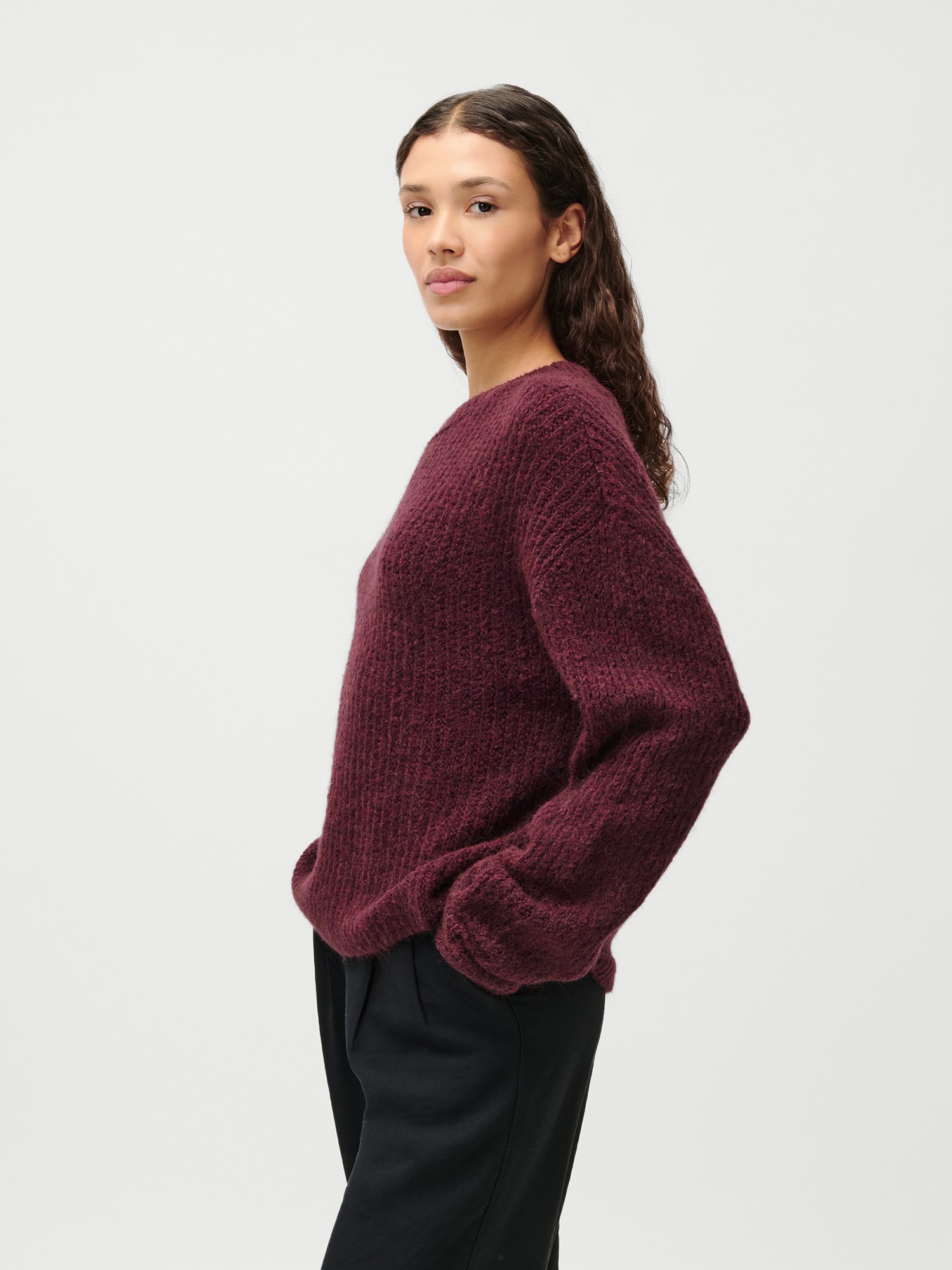 LeGer Strickpullover »Florina, LeGer by Lena Gercke«, überschnittene Schultern, lockere Form, Rundhals