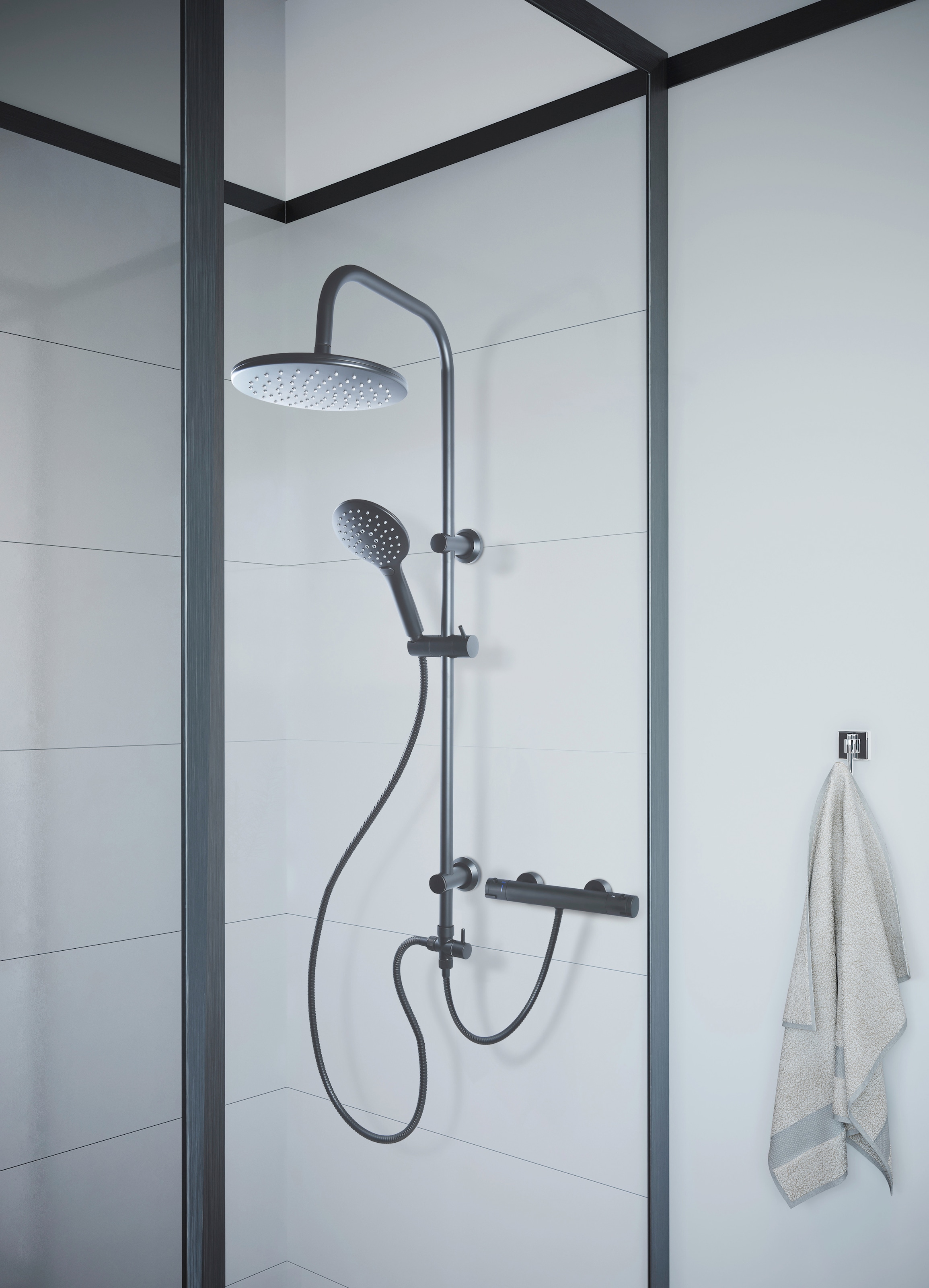 CORNAT Duschsystem, für Durchlauferhitzer geeignet