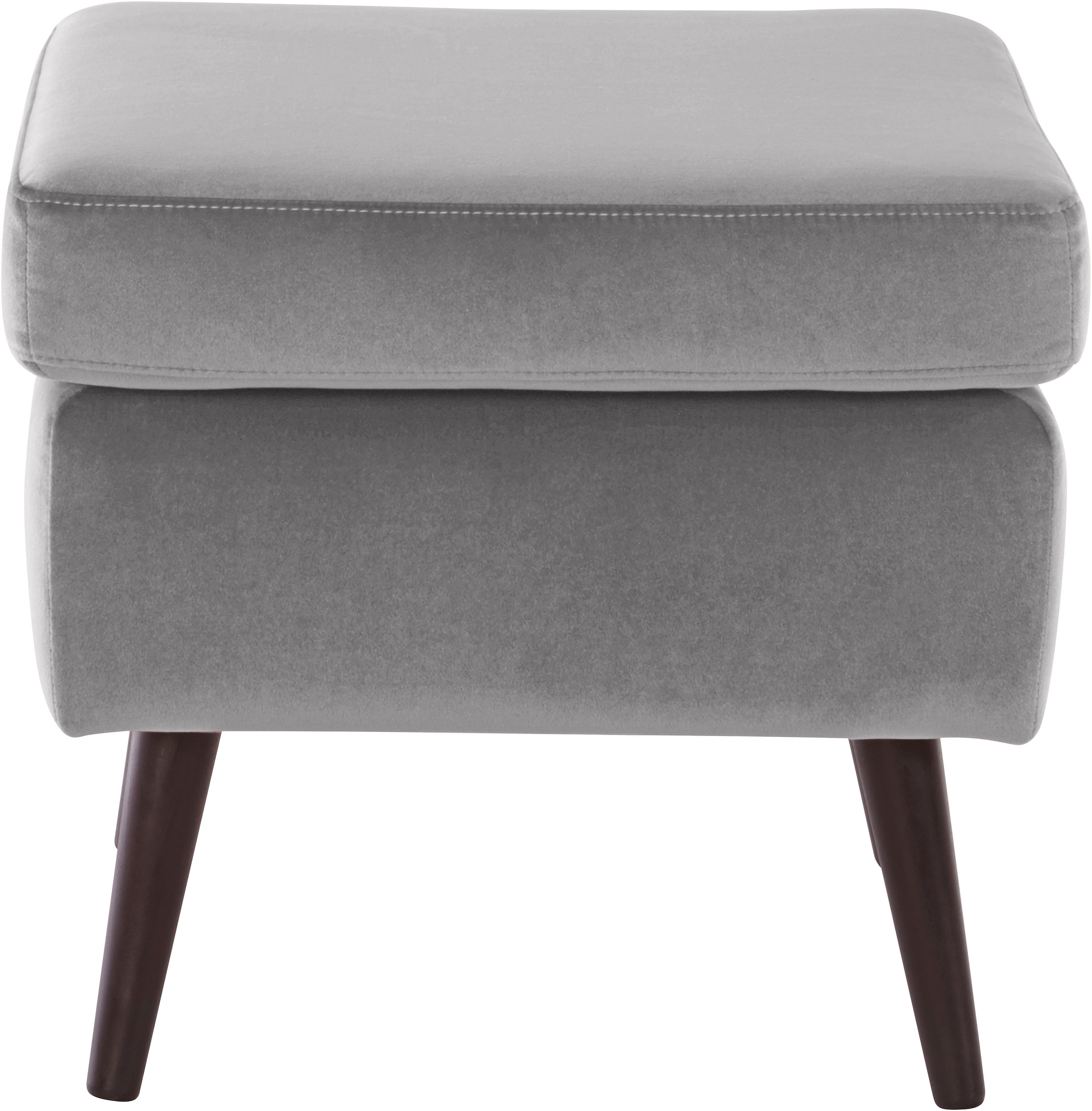 Guido Maria Kretschmer Home&Living Sessel »Salla auch in Fellimitat und Feincord, viele Bezugsarten, Ohrensessel«, wahlweise mit oder ohne Hocker; großer Sessel: Maße B/T/H: 78/94/118cm