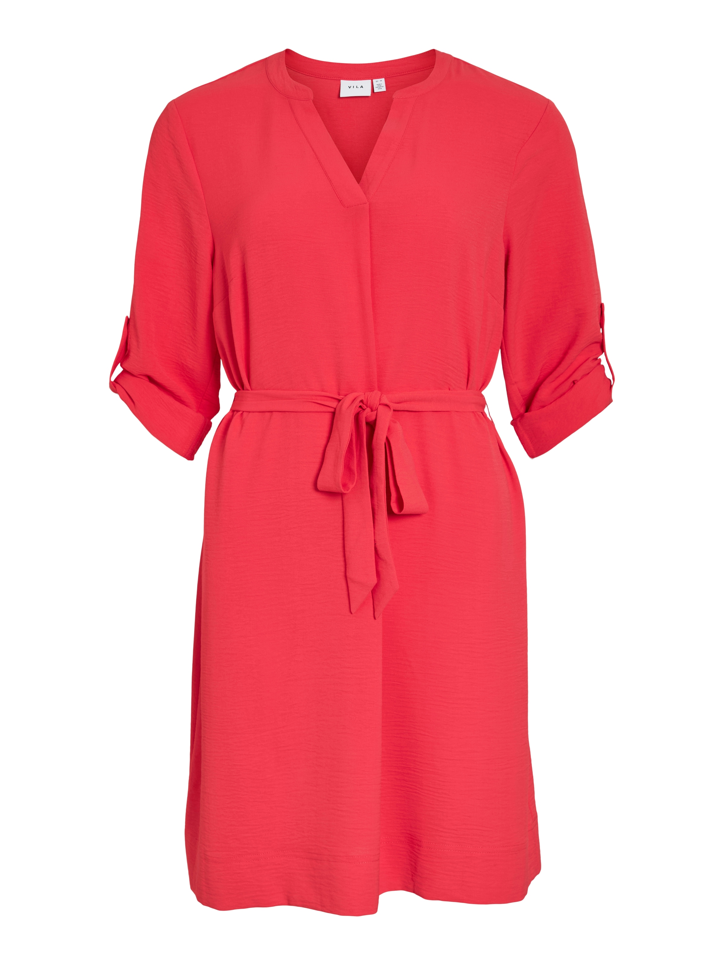 Vila Minikleid »VIJOSA 3/4 V-NECK DRESS« Sommerkleid,
