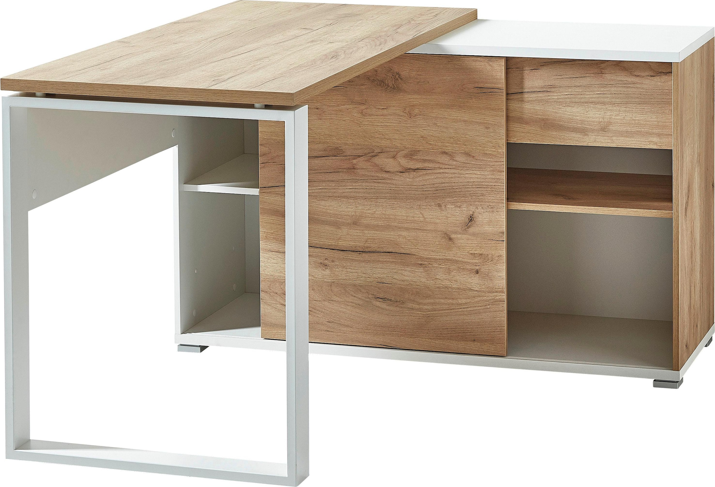 GERMANIA Eckschreibtisch »GW-Lioni«, mit integriertem Sideboard