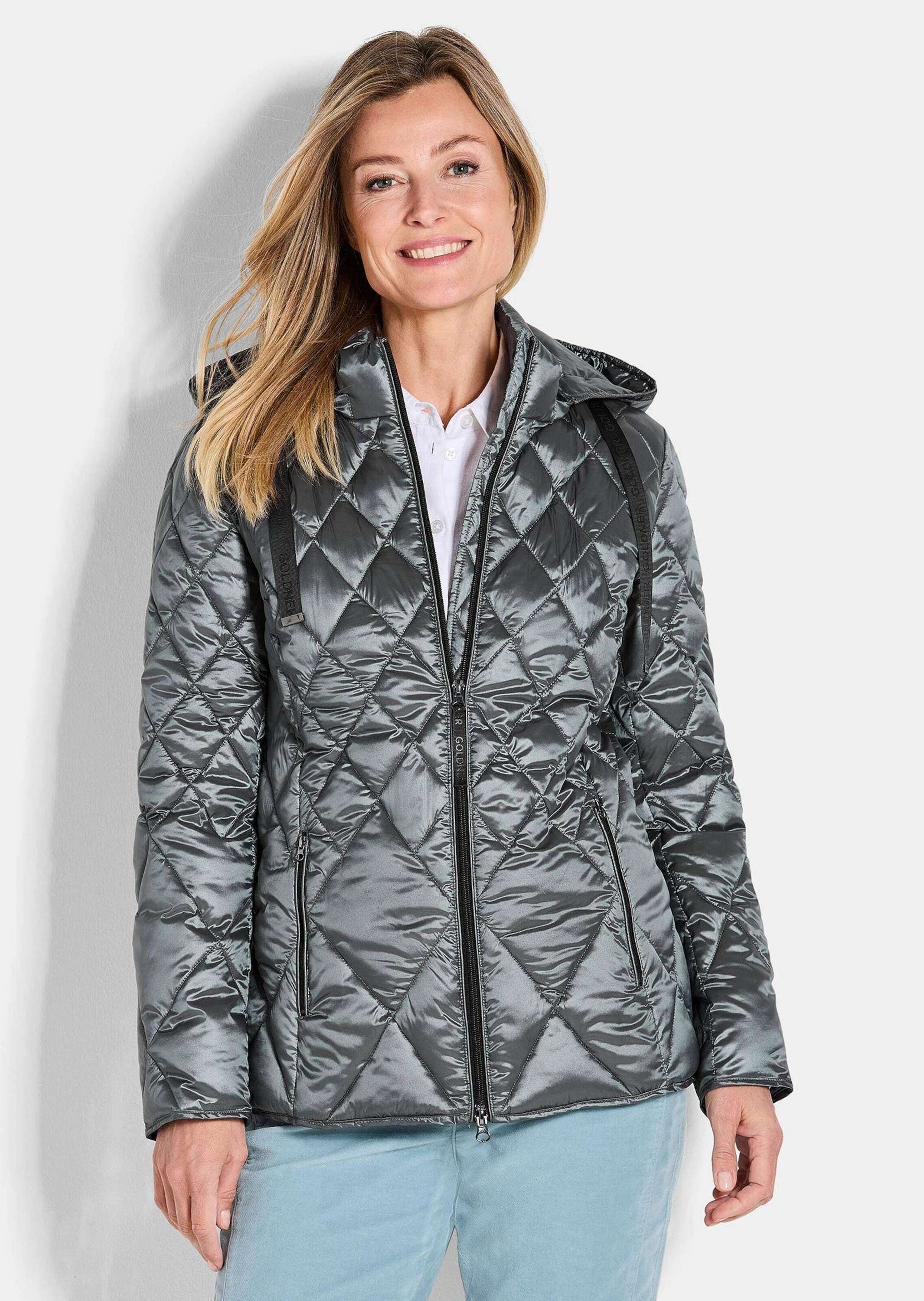 GOLDNER Kurzjacke »Steppjacke mit Rautenmuster« Besonderer Diamant-Stepp