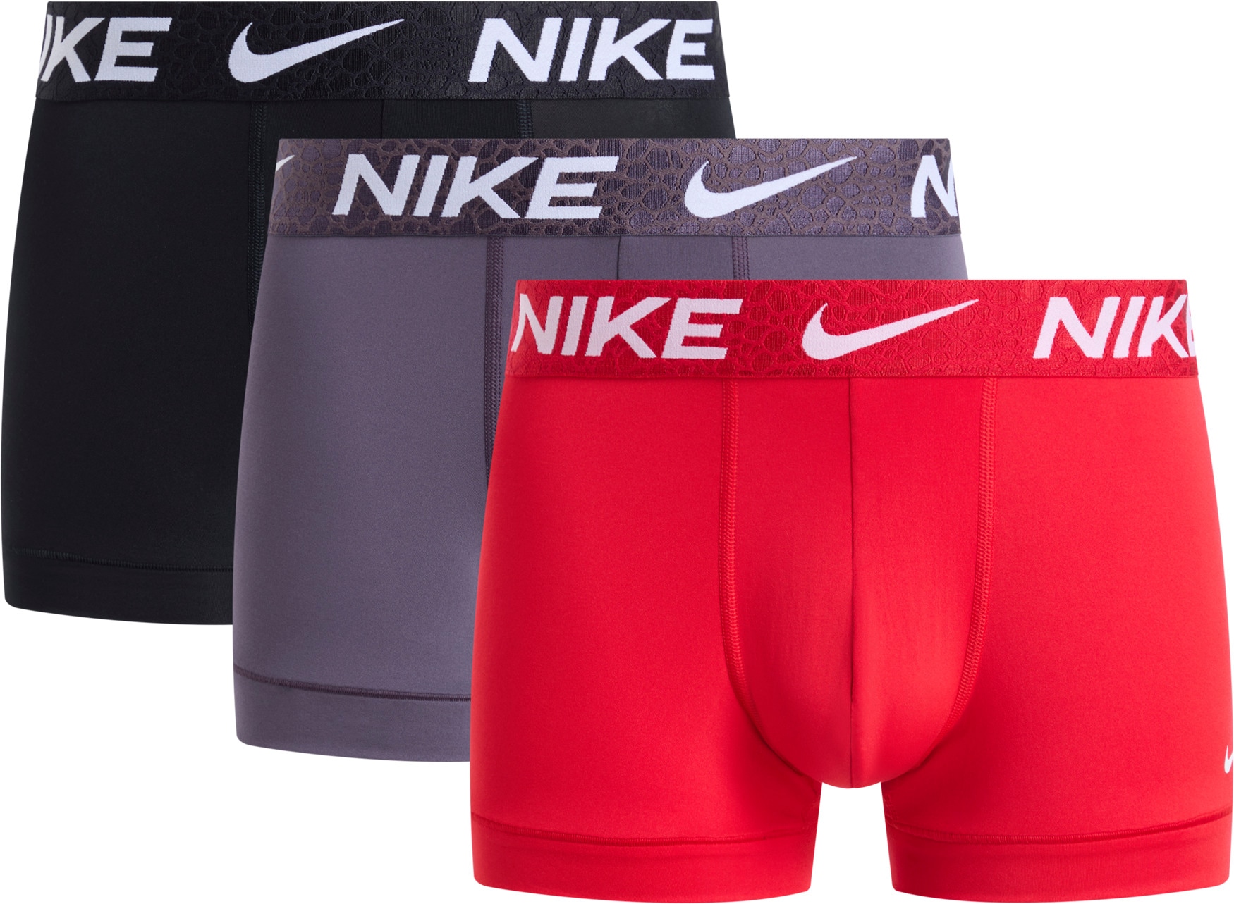 NIKE Underwear Trunk »TRUNK 3PK« Packung, 3er, 3 Stk. mit Logo-Elastikbund