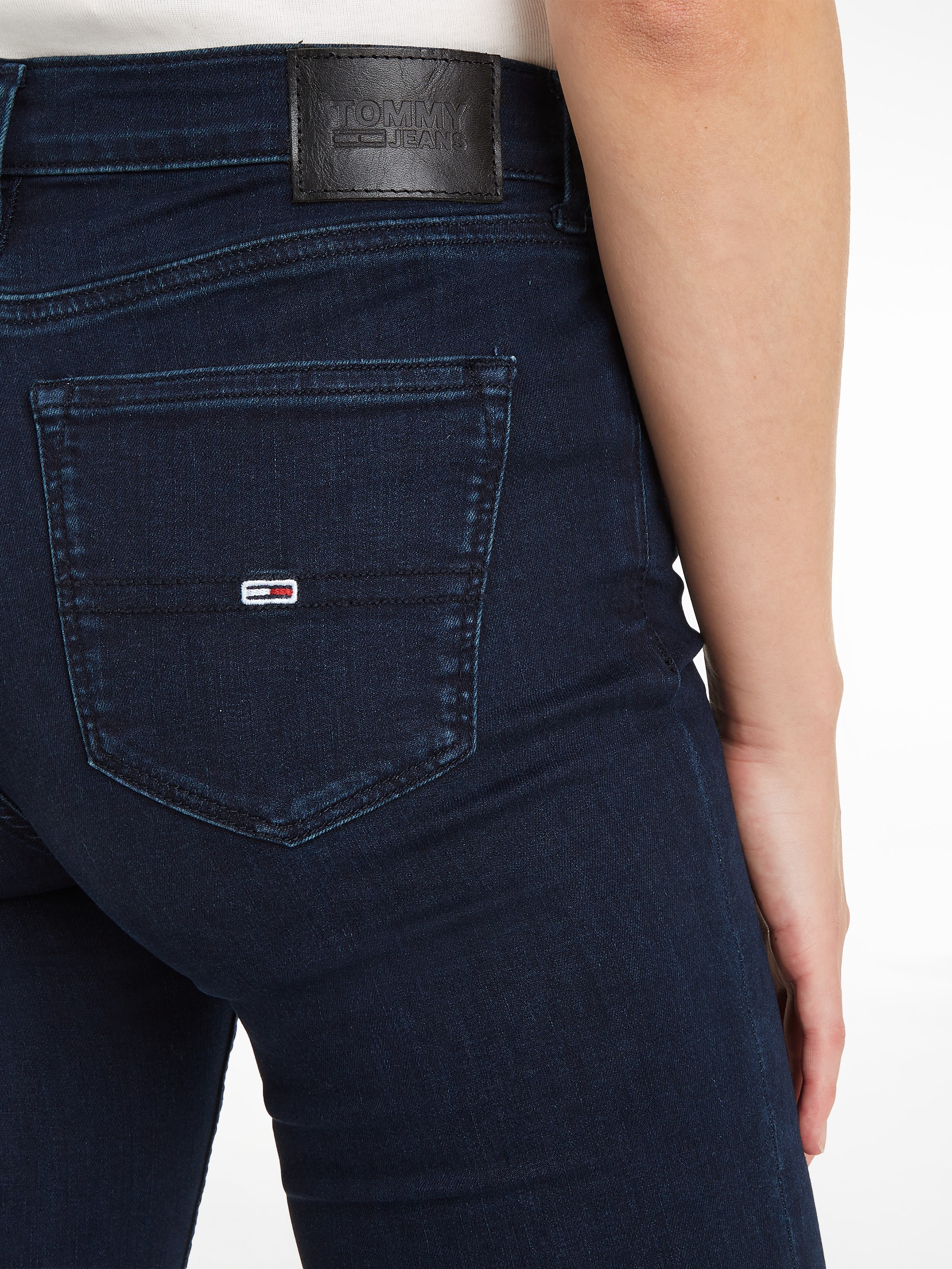 Tommy Jeans Skinny-fit-Jeans »NORA Logo-Badge Jeans Stickereien bei SKNY«, online bestellen Tommy & OTTO mit MR