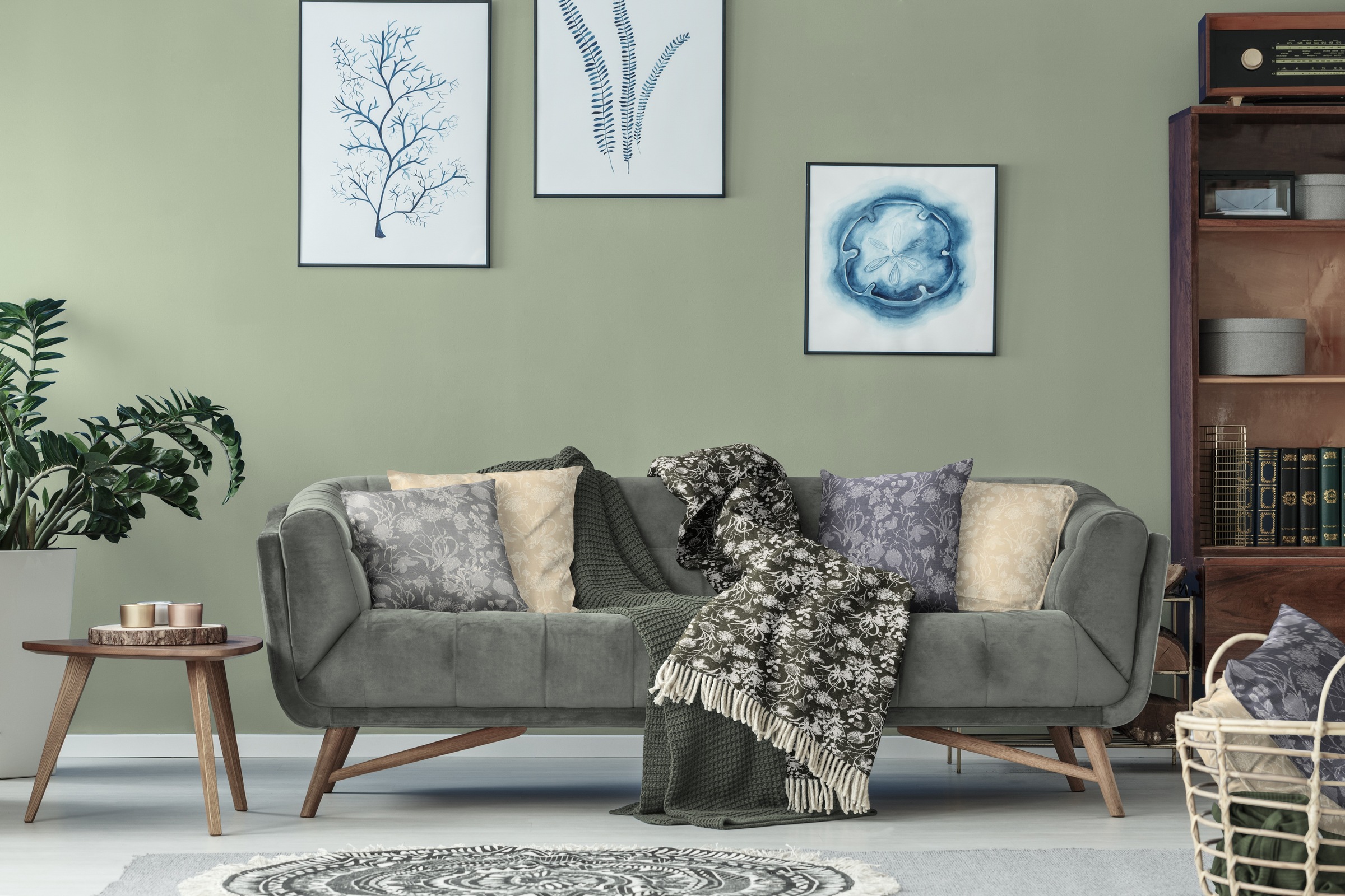Adam Wohndecke »Flower Cuvée«, im floralem Design, Kuscheldecke