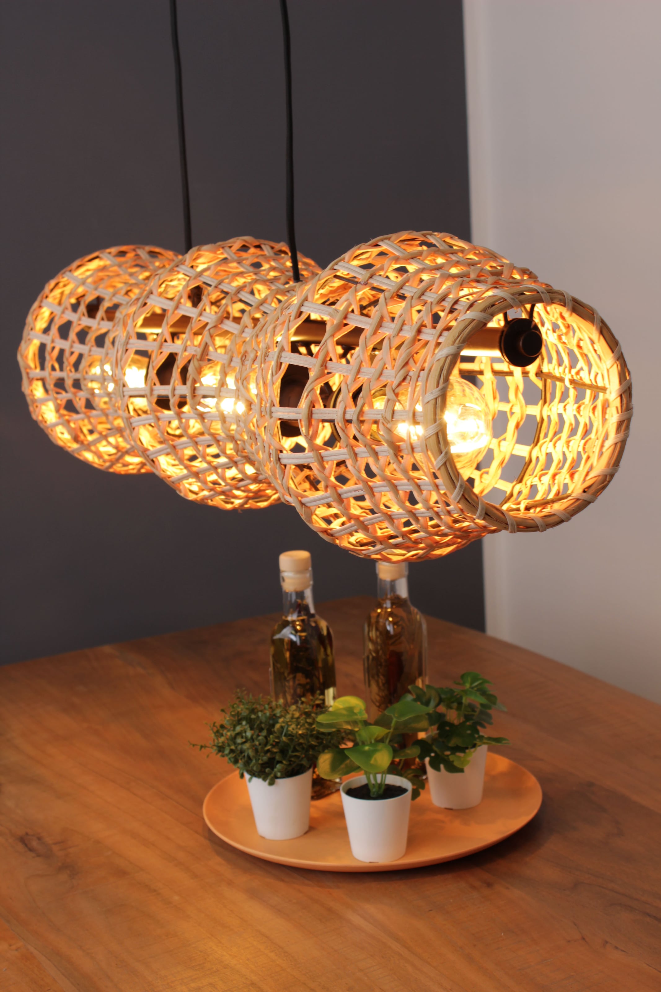 ECO-LIGHT Pendelleuchte »Capella«, 3 flammig, Leuchtmittel E27 | ohne Leuchtmittel