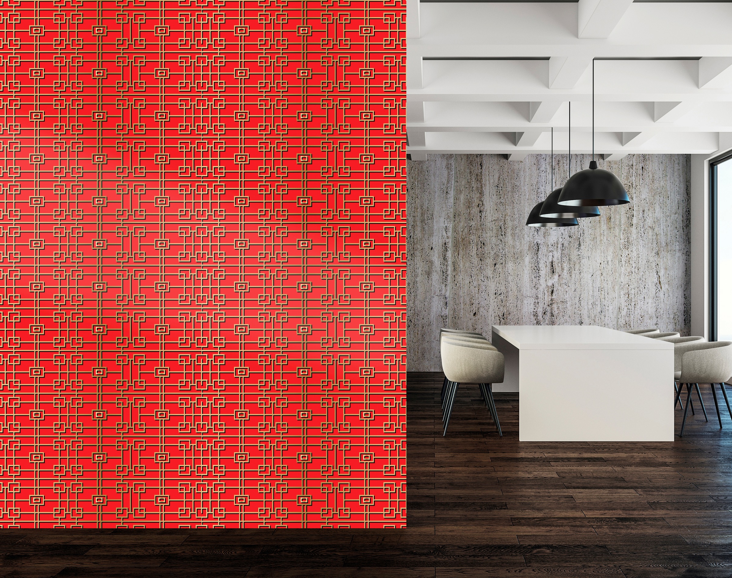 queence Vinyltapete »Esma« Antikoptik | Barock | Kunst | bedruckt glatt 90x250cm, selbstklebend, kinderleichte Anbringung, , Sticker