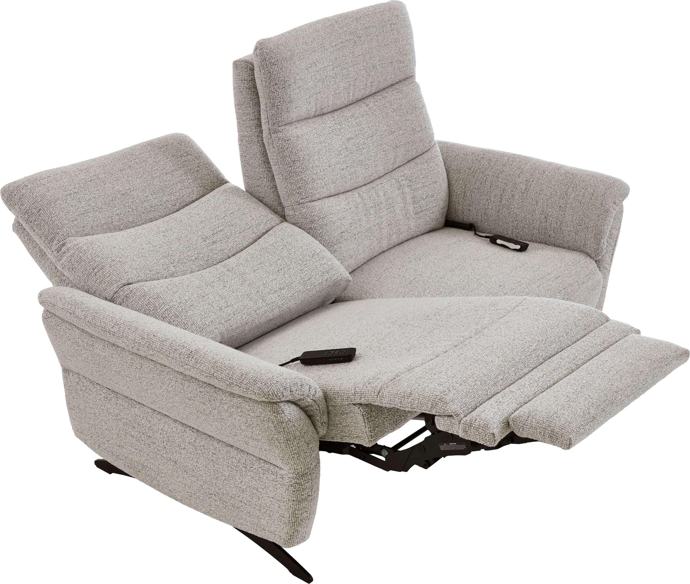 Home affaire Polstergarnitur »Aventis, 2,5- & 2-Sitzer mit motorischer Relaxfunktion« 3 tlg. tlg. inkl. Tonnentaschenfederkern & saugroboterfreundliche Kufen