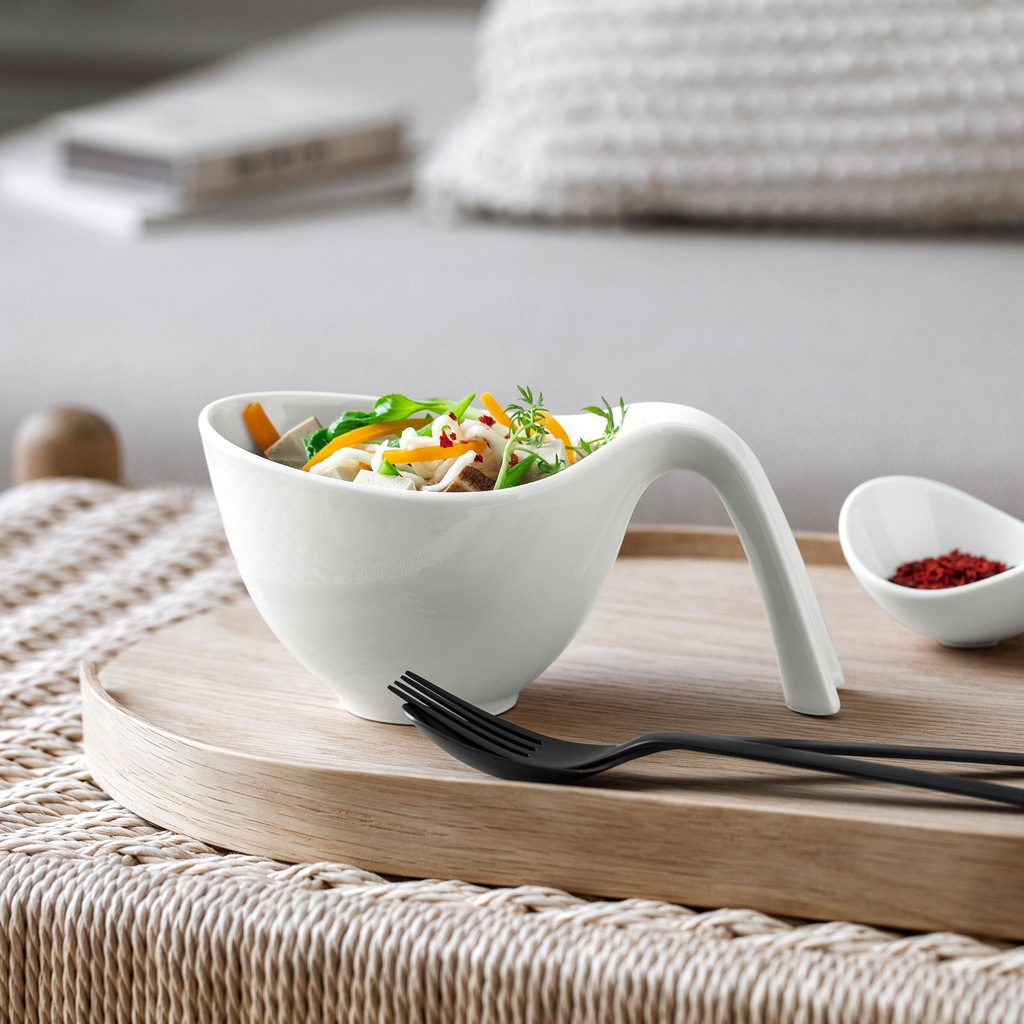 Villeroy & Boch Schale »Cup mit Griff Flow 330 ml weiß«