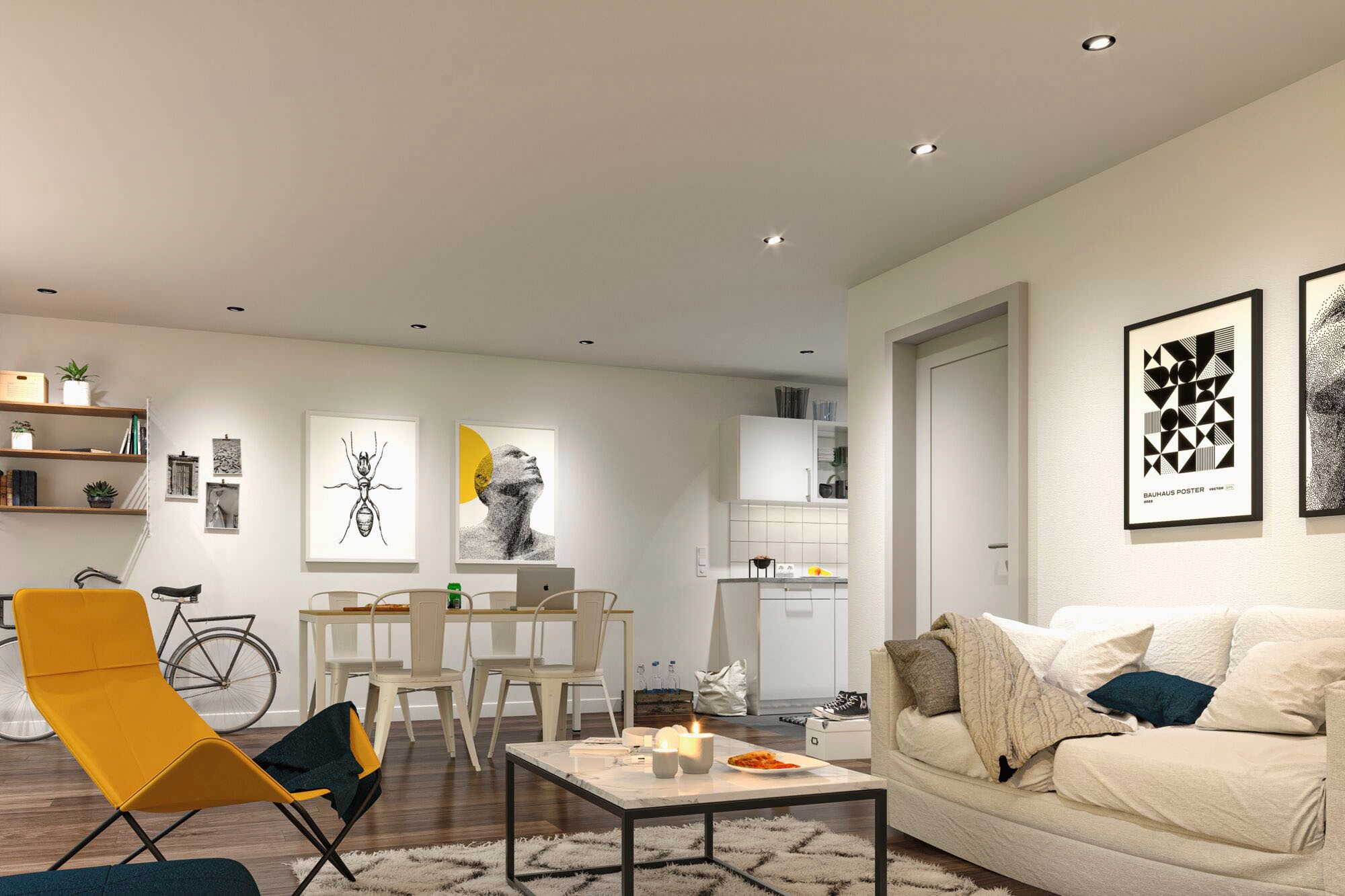 Paulmann LED Einbauleuchte »Base 230V 430lm« 1 Stk. Warmweiß Zigbee