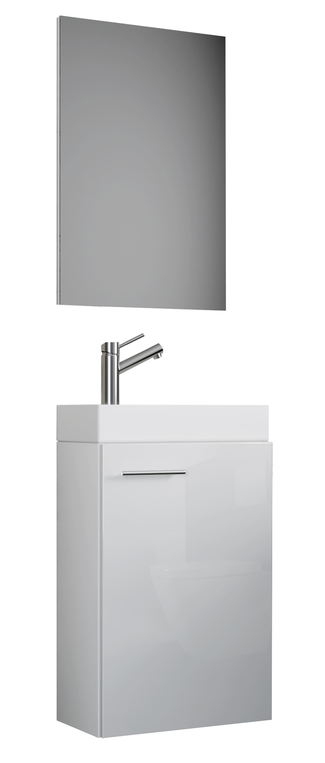 VCM Waschtisch »3-tlg Gäste WC Waschplatz Waschtisch Slito Spiegel« 3 Stk. tlg.