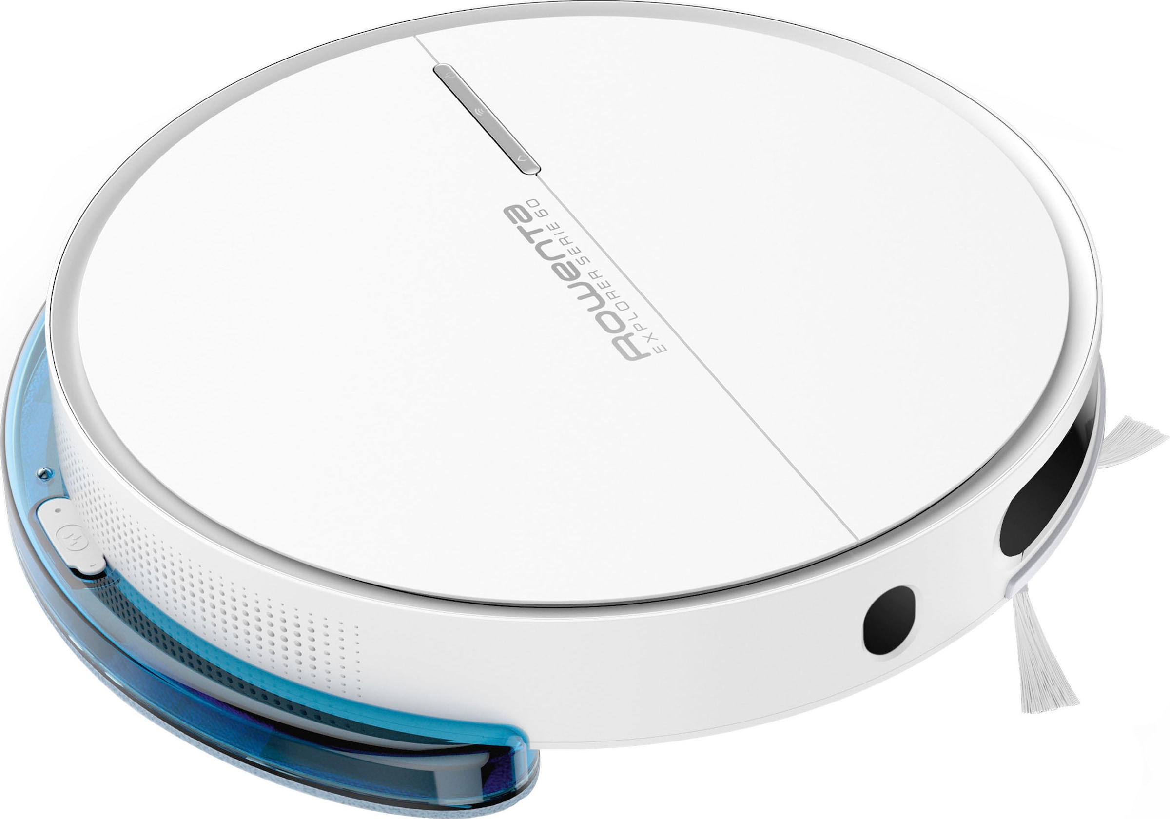 Rowenta Nass-Trocken-Saugroboter »X-Plorer Serie 60, nur 6cm hoch, zentrale Bürste, 2 in 1 Reinigung,«, Steuerung per App, Sprachsteuerung, Saugen & Wischen auf 90m², RR7447