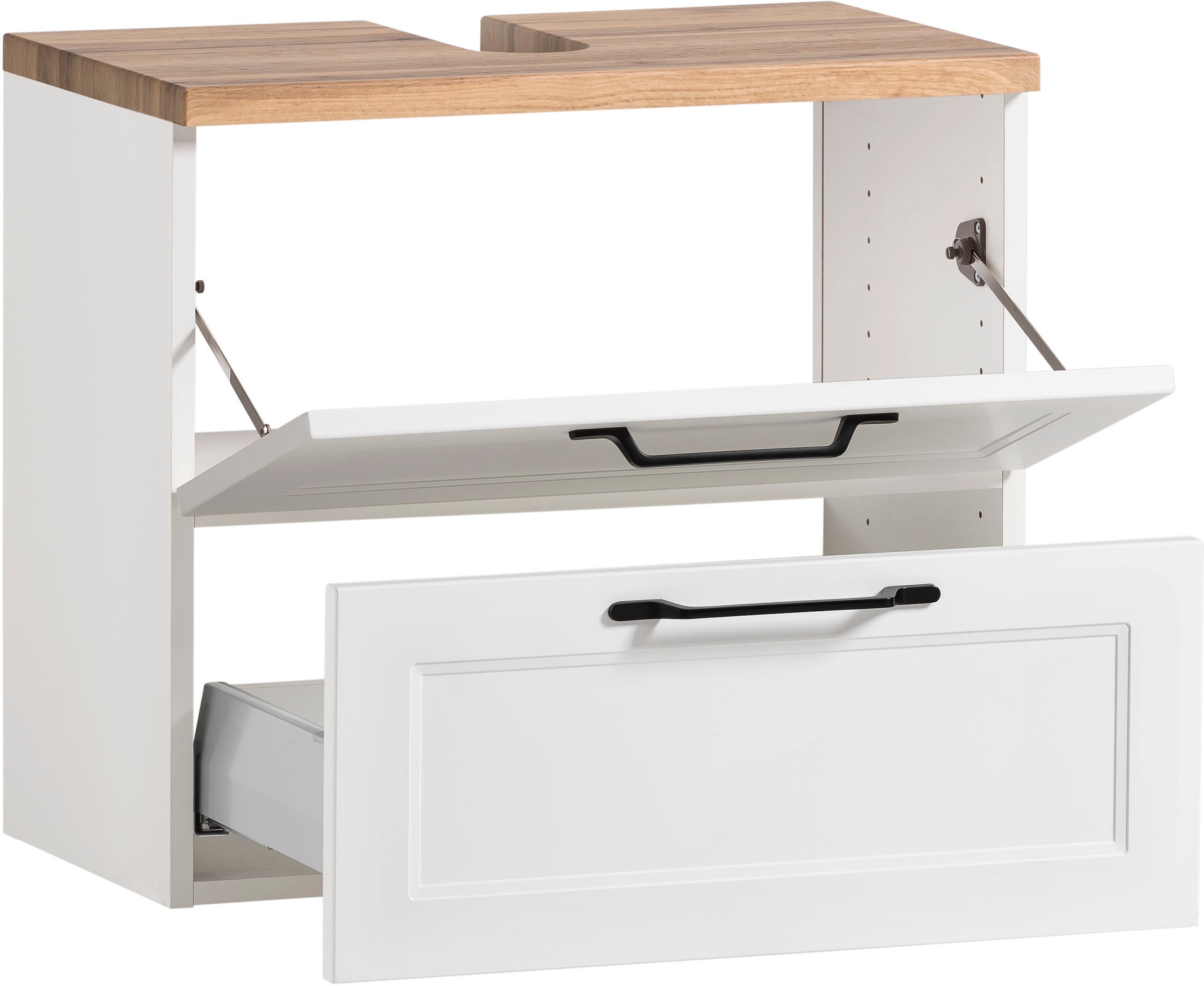 welltime Badmöbel-Set »Lana«, (Komplett-Set, 2 St.), Badezimmer-Set, 2-teilig, 60 cm breit