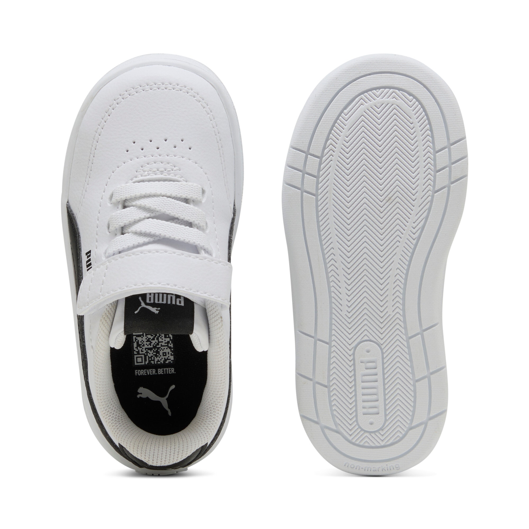 PUMA Sneaker »COURT CLASSIC CLEAN AC+ INF«  mit Gummi-Laufsohle, mit SOFTFOAM+ Dämpfungstechnologie
