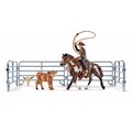 Schleich® Spielfigur »Farm World, Team Roping mit Cowboy (41418)«