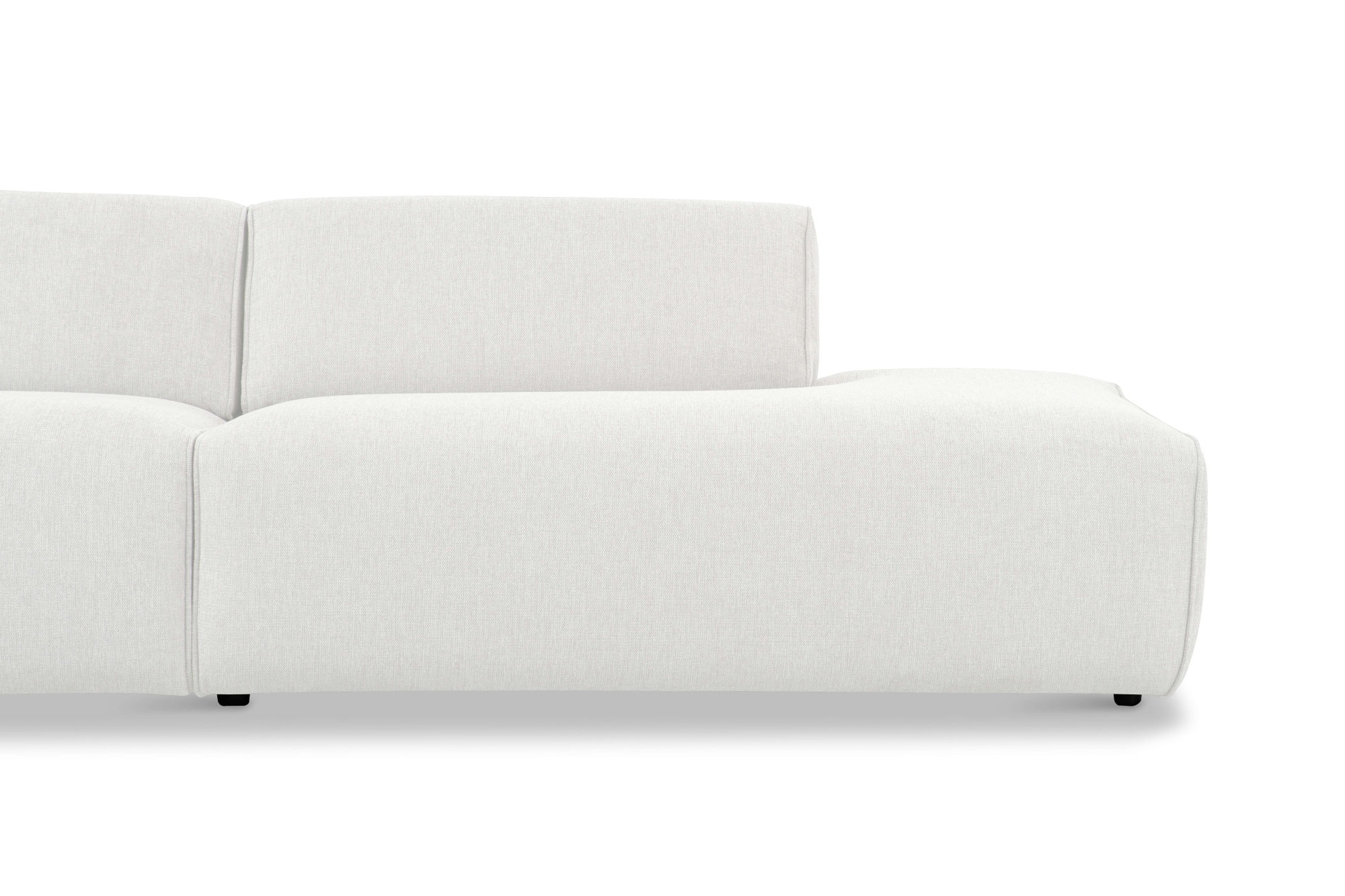 andas 2-Sitzer »Noord mit Kedernaht, Breite 227 cm« Cord, Struktur, Webstoff, mit Wellenunterfederung, Massivholzrahmen