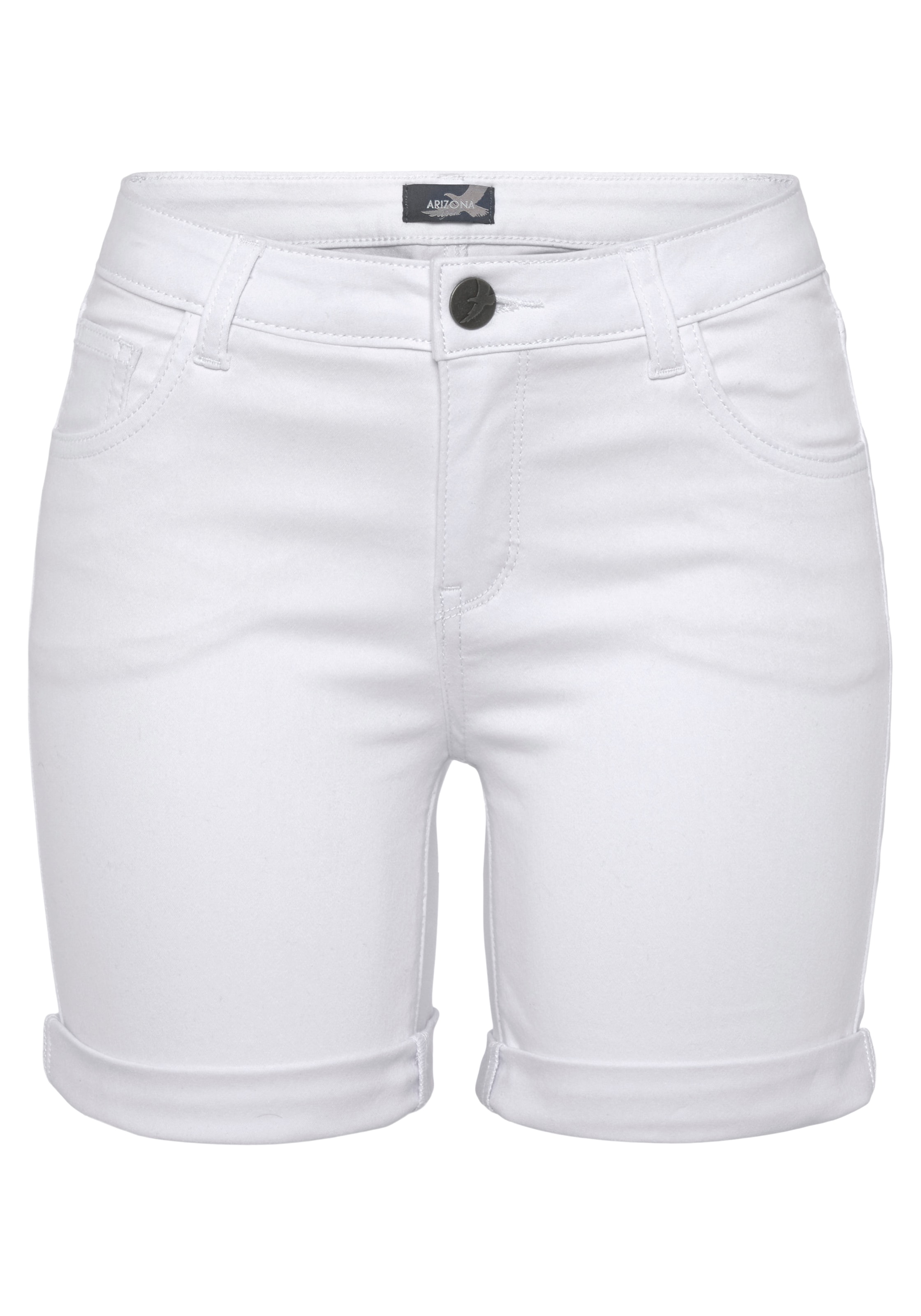 Arizona Jeansshorts »Ultra-Stretch«, extra eng geschnitten, krempelbare Beinabschlüsse