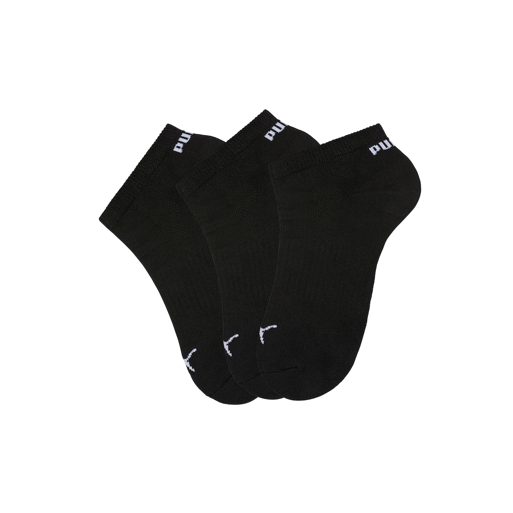 PUMA Sneakersocken, (3 Paar), mit Frottee