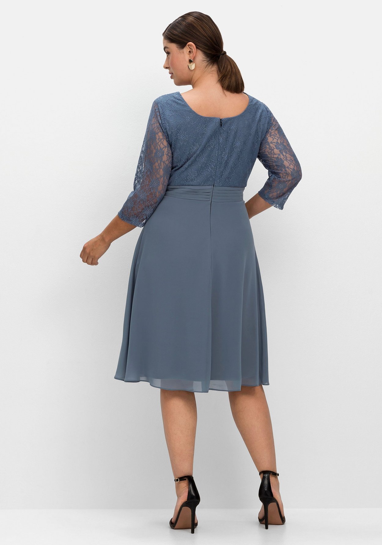 Sheego Abendkleid »Kleid mit leicht ausgestelltem Rock«