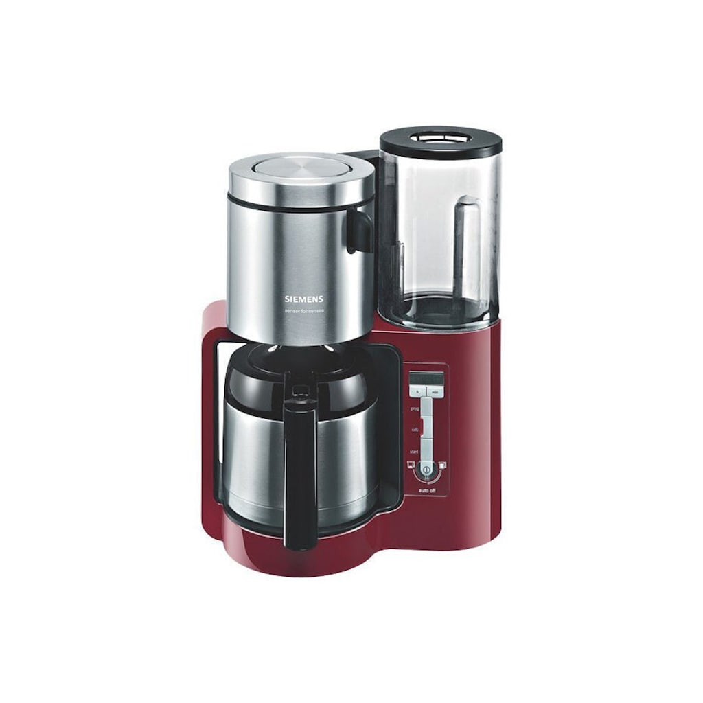 SIEMENS Filterkaffeemaschine »Sensor for Senses TC86504«, 1,15 l Kaffeekanne, Papierfilter, 1x4, Wassertank mit Griff