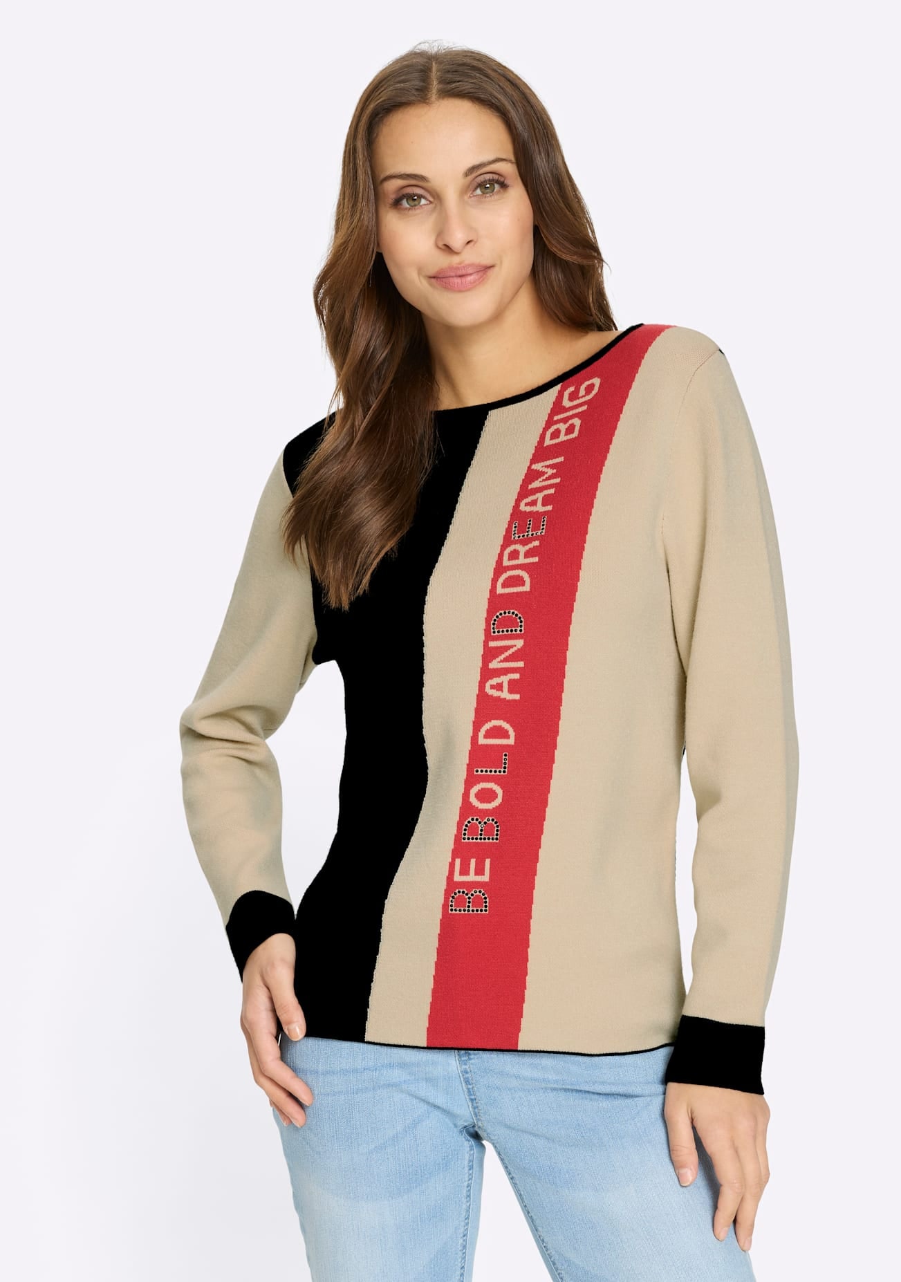 Inspirationen Strickpullover »Langarm-Pullover«