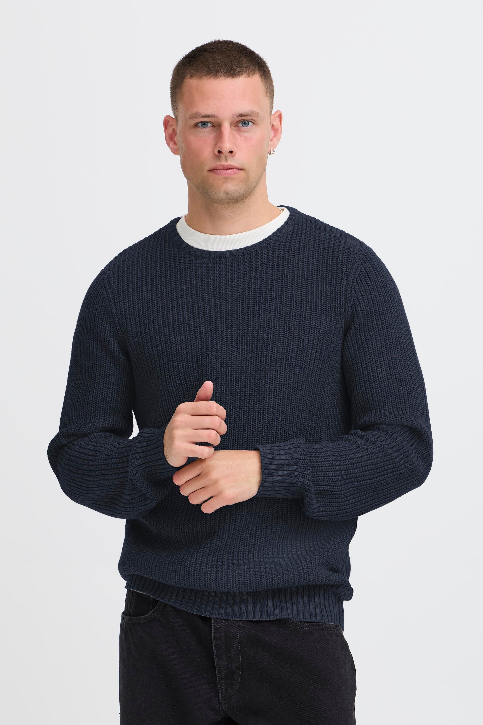Blend Strickfleece-Pullover »Strickpullover BHDENO«