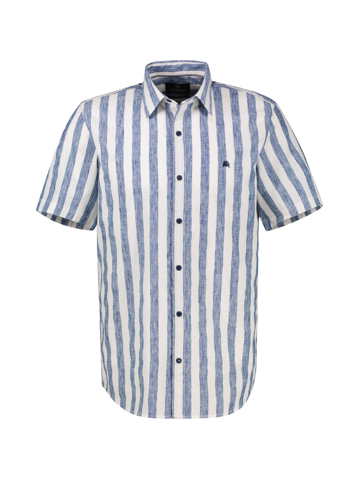 LERROS Kurzarmhemd »Gestreiftes Kurzarmhemd aus Baumwollmix«