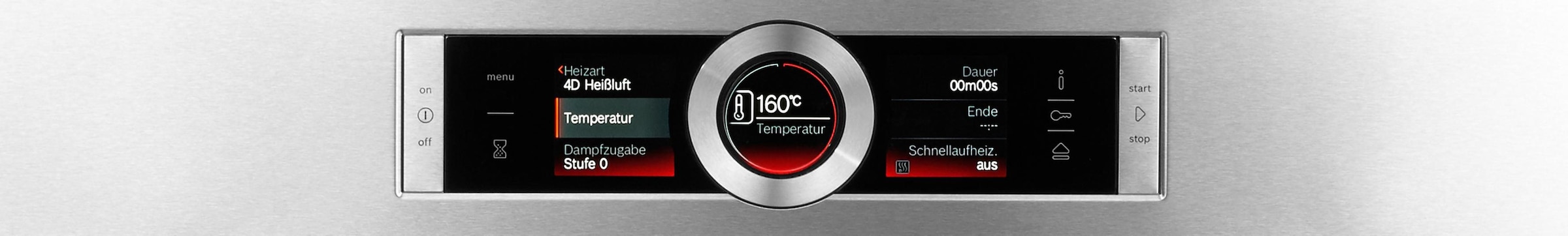 BOSCH Dampfbackofen »HSG636B«, Serie 8, mit Teleskopauszug nachrüstbar, ecoClean Direct, 4D-Heißluft-Eco-Ober-/Unterhitze Eco-Umluft-Infra-Grill-Großflächengrill-Kleinflächengrill-Pizzastufe-Sanftgaren-Vorwärmen-Warmhalten, mit Auftaufunktion