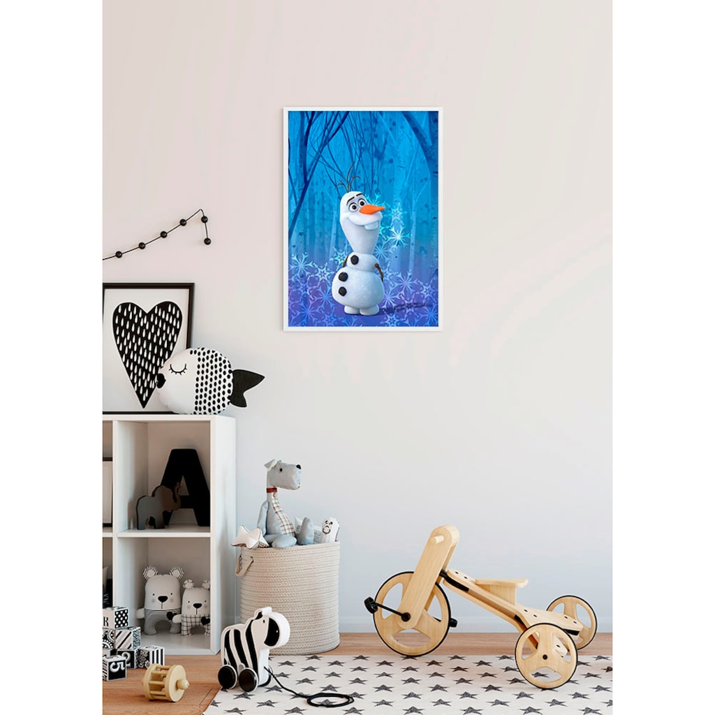 Komar Poster »Frozen Olaf Crystal«, Disney, (1 St.), Kinderzimmer, Schlafzimmer, Wohnzimmer