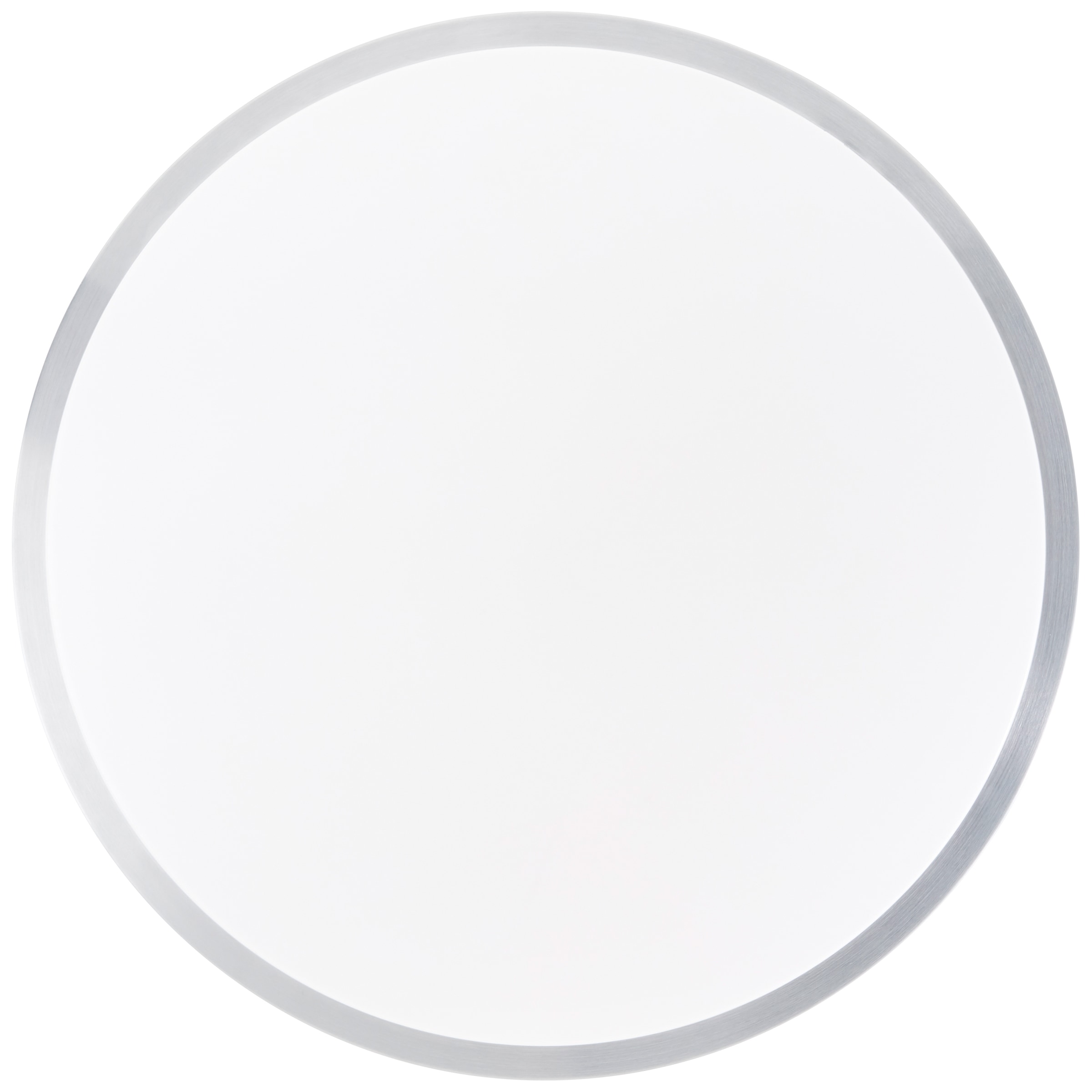 BreLight LED Wandleuchte »Livius«, D 49 cm, 3800 lm, 3000-6500 K, CCT, dimmbar, nickelfarben