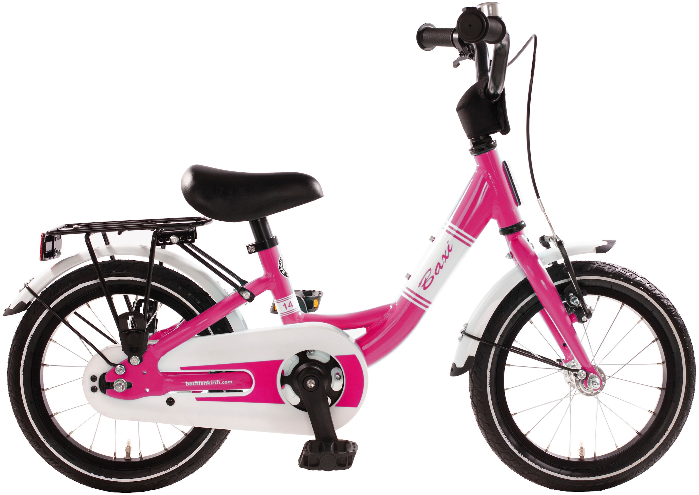 Kinderfahrrad »14" Baxi - pink«, 1 Gang, ohne Schaltung, (Packung), Alu Kinderfahrrad...